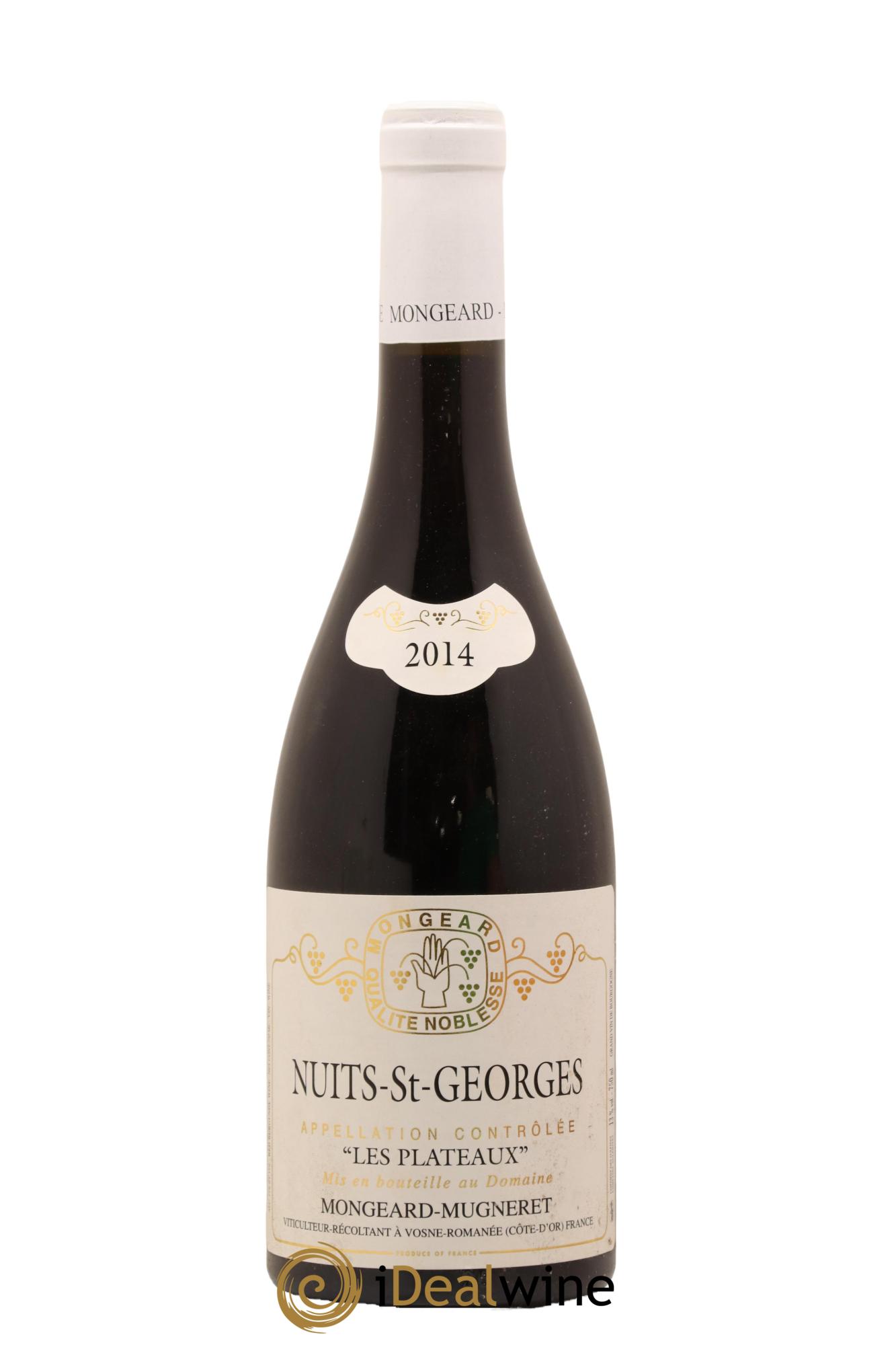 Nuits-Saint-Georges Les Plateaux Mongeard-Mugneret (Domaine) 2014 - Lot de 1 bouteille - 0