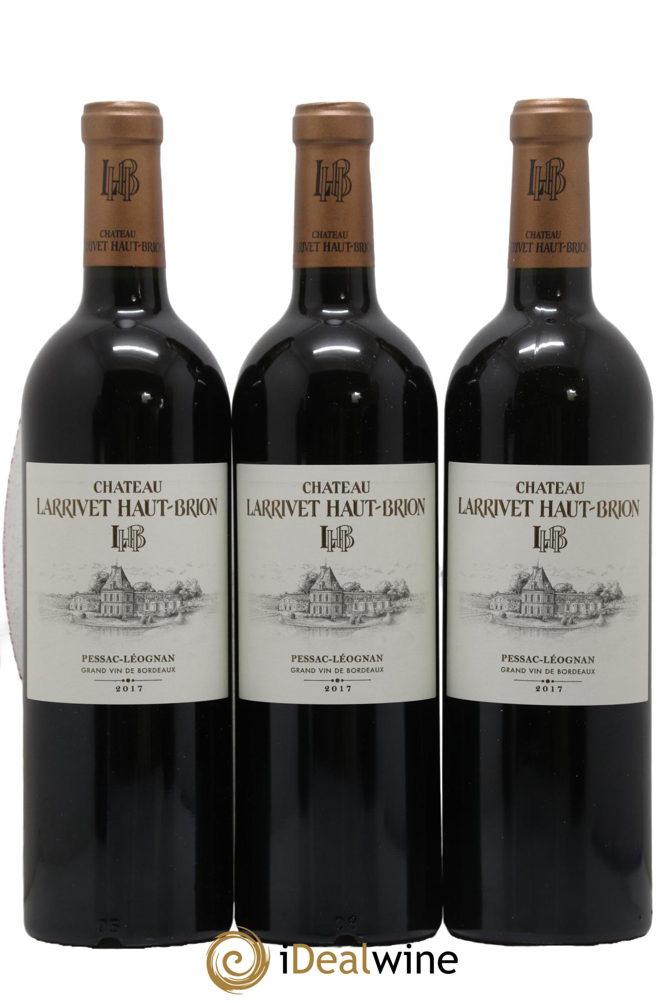 Château Larrivet Haut-Brion 2017 - Lot de 12 bouteilles - 1