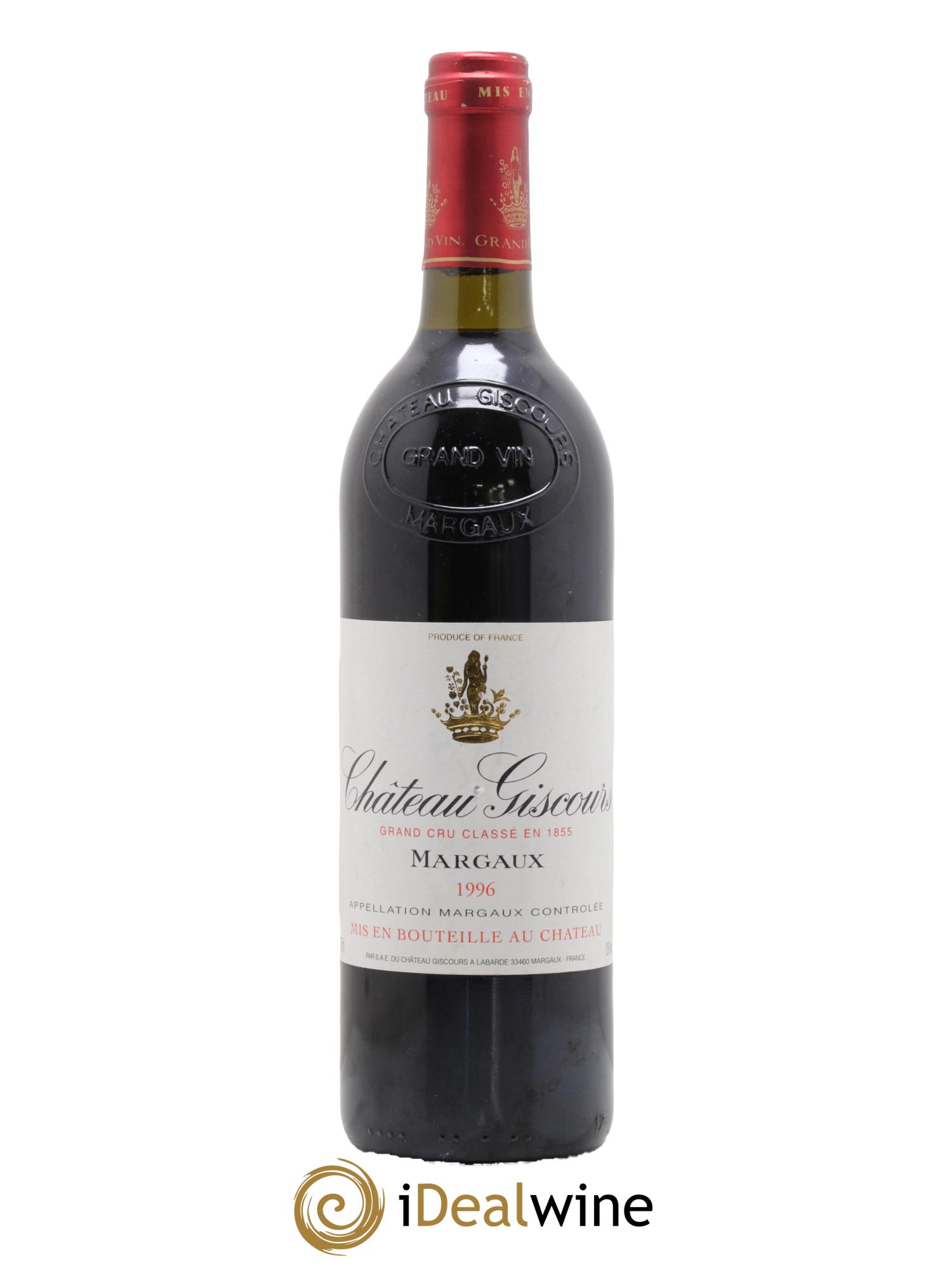 Château Giscours 3ème Grand Cru Classé 1996 - Lot de 1 bouteille - 0