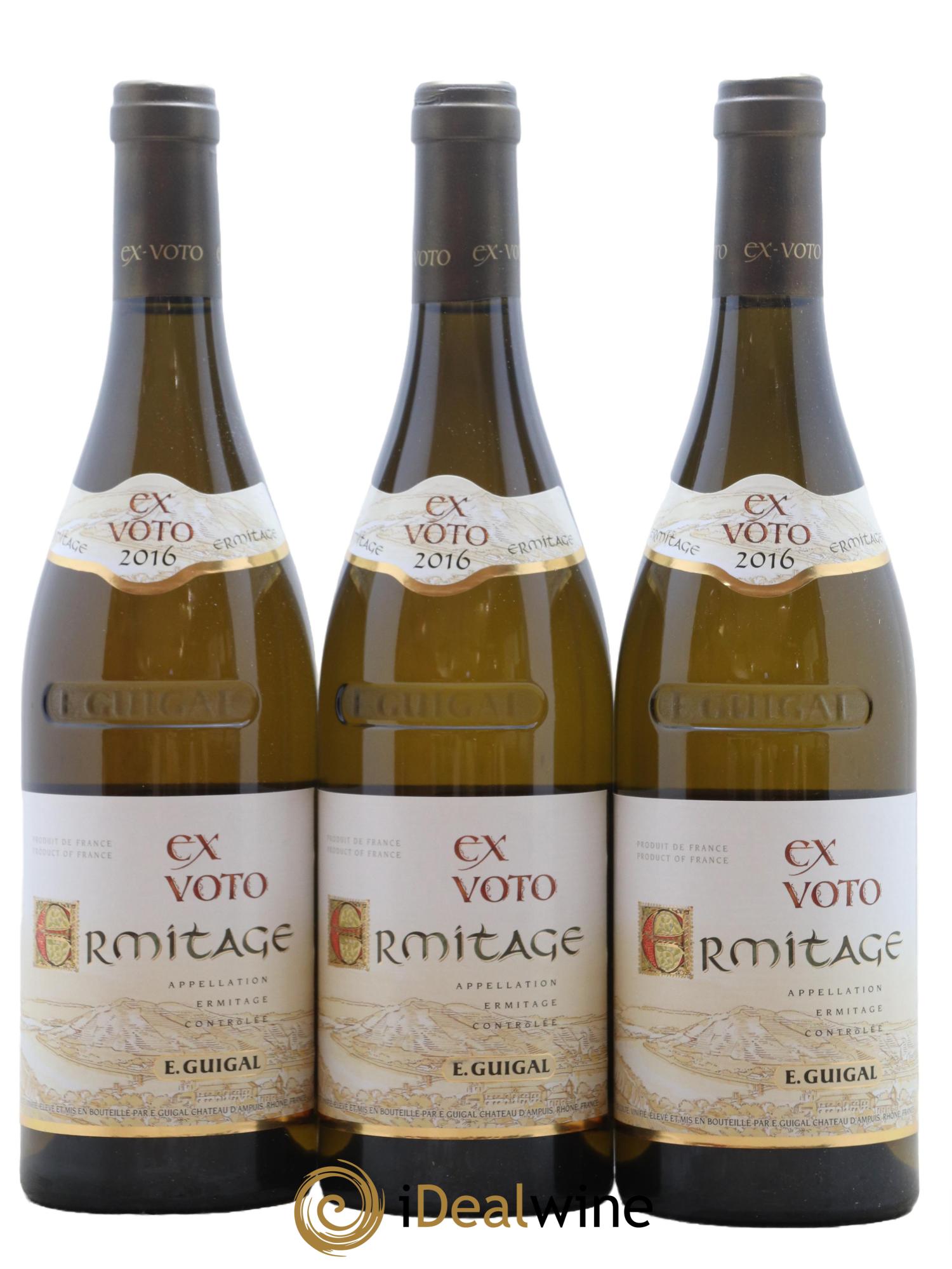 Ermitage Ex Voto Guigal 2016 - Lot de 6 bouteilles - 1