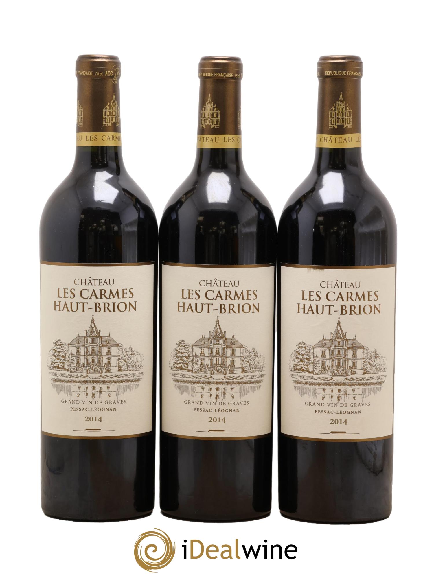 Château Les Carmes Haut-Brion 2014 - Lot of 6 bottles - 2