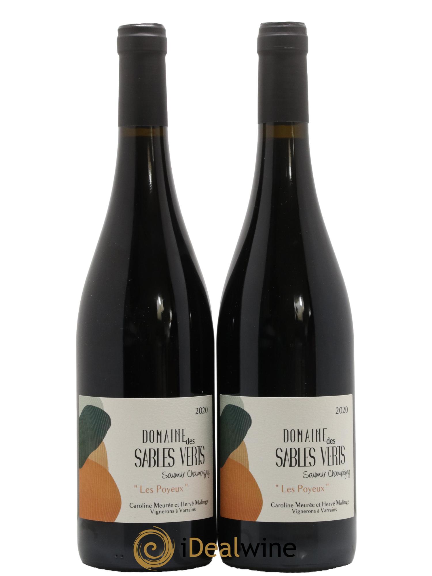 Saumur-Champigny Les Poyeux Domaine des Sables Verts 2020 - Lot de 2 bouteilles - 0