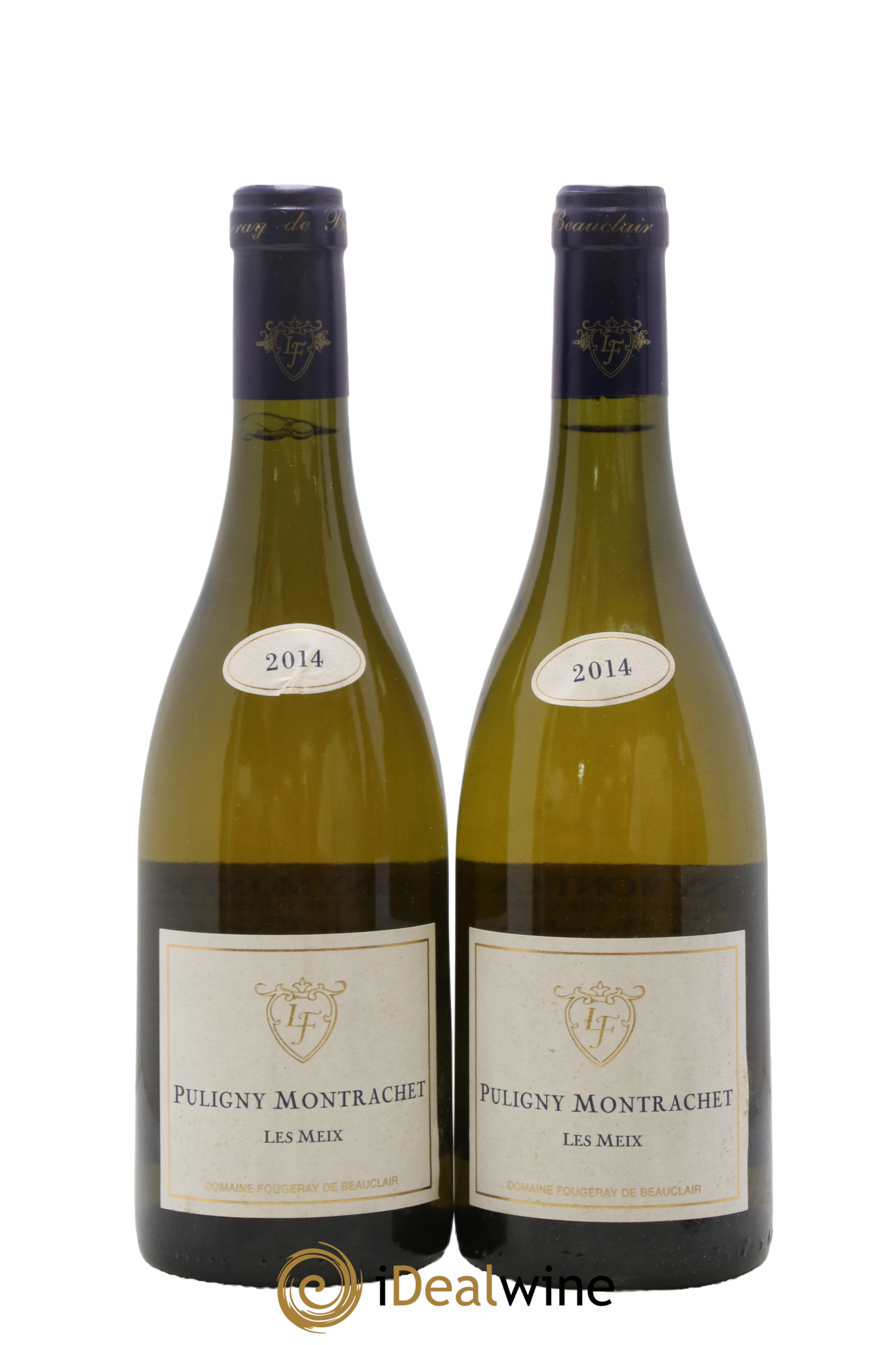 Puligny-Montrachet Les Meix Fougeray de Beauclair 2014 - Lotto di 2 bottiglie - 0