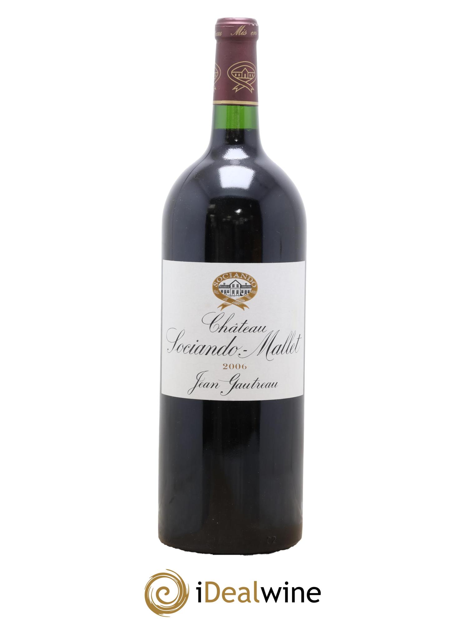 Château Sociando Mallet 2006 - Lot de 1 magnum - 0