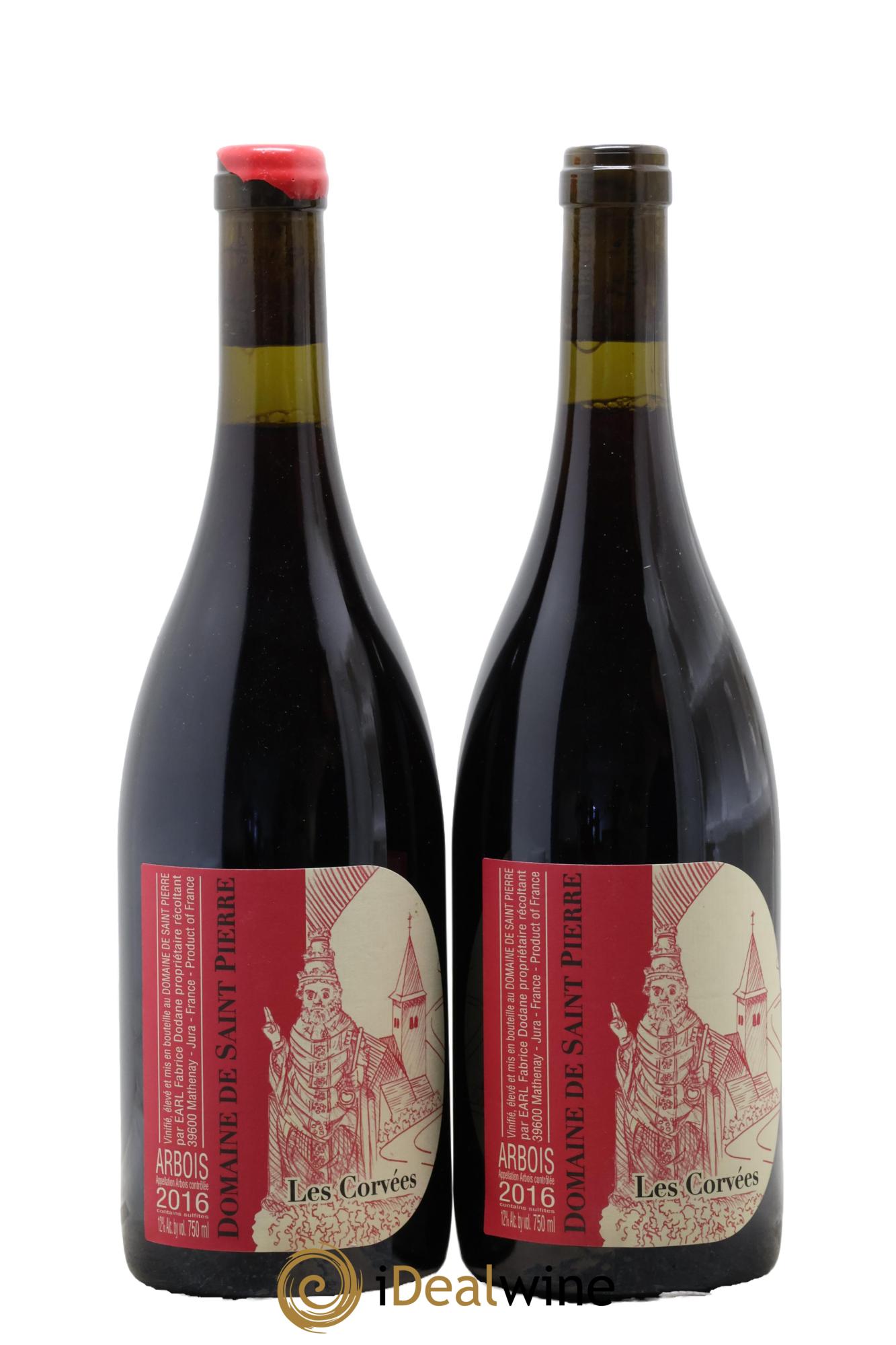 Arbois Les Corvées Saint-Pierre (Domaine) Fabrice Dodane 2016 - Lot of 2 bottles - 0