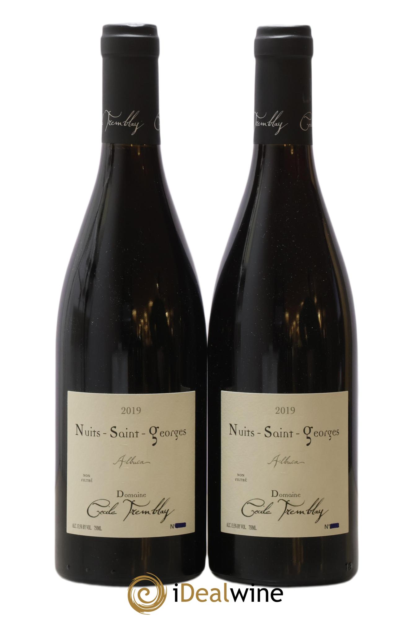 Nuits-Saint-Georges Albuca Cécile Tremblay 2019 - Lot de 2 bouteilles - 0