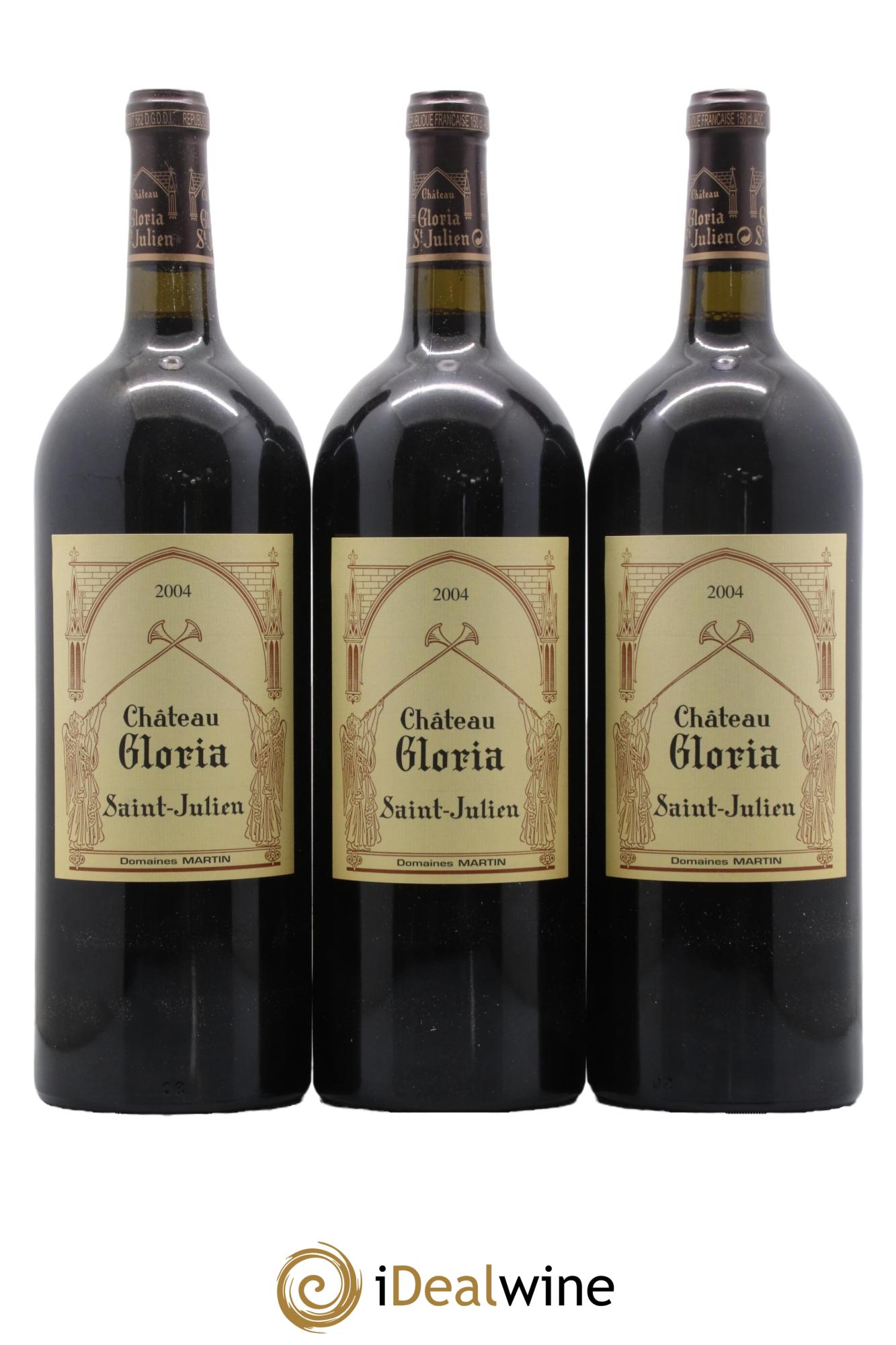 Château Gloria 2004 - Lot of 6 magnums - 1