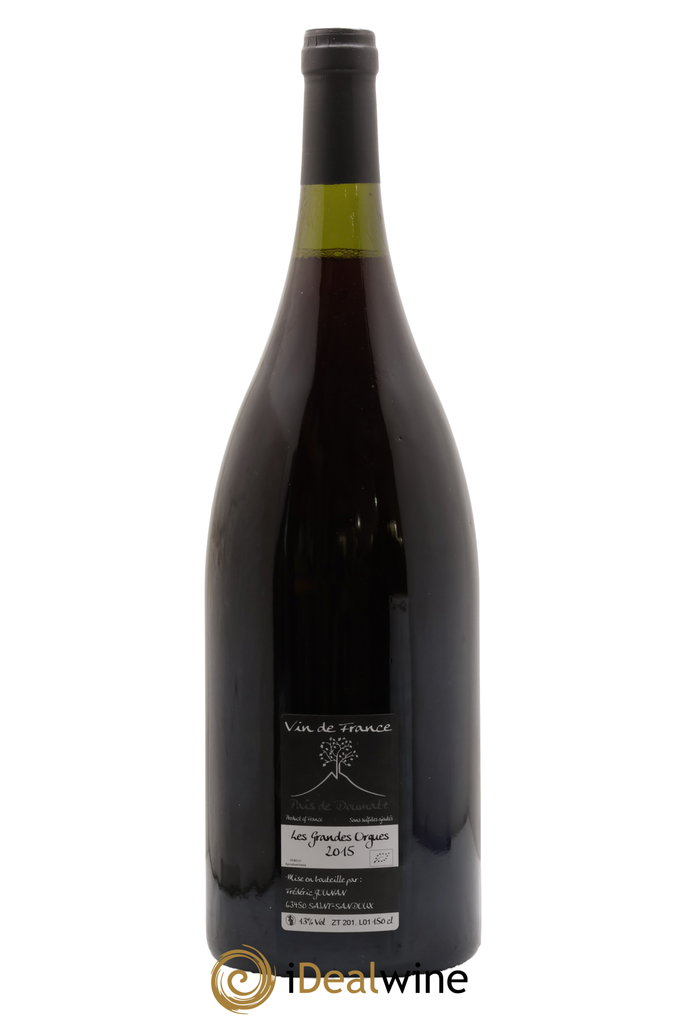 Vin de France Les Grandes Orgues Vignoble de l'Arbre Blanc 2015 - Lot of 1 magnum - 1