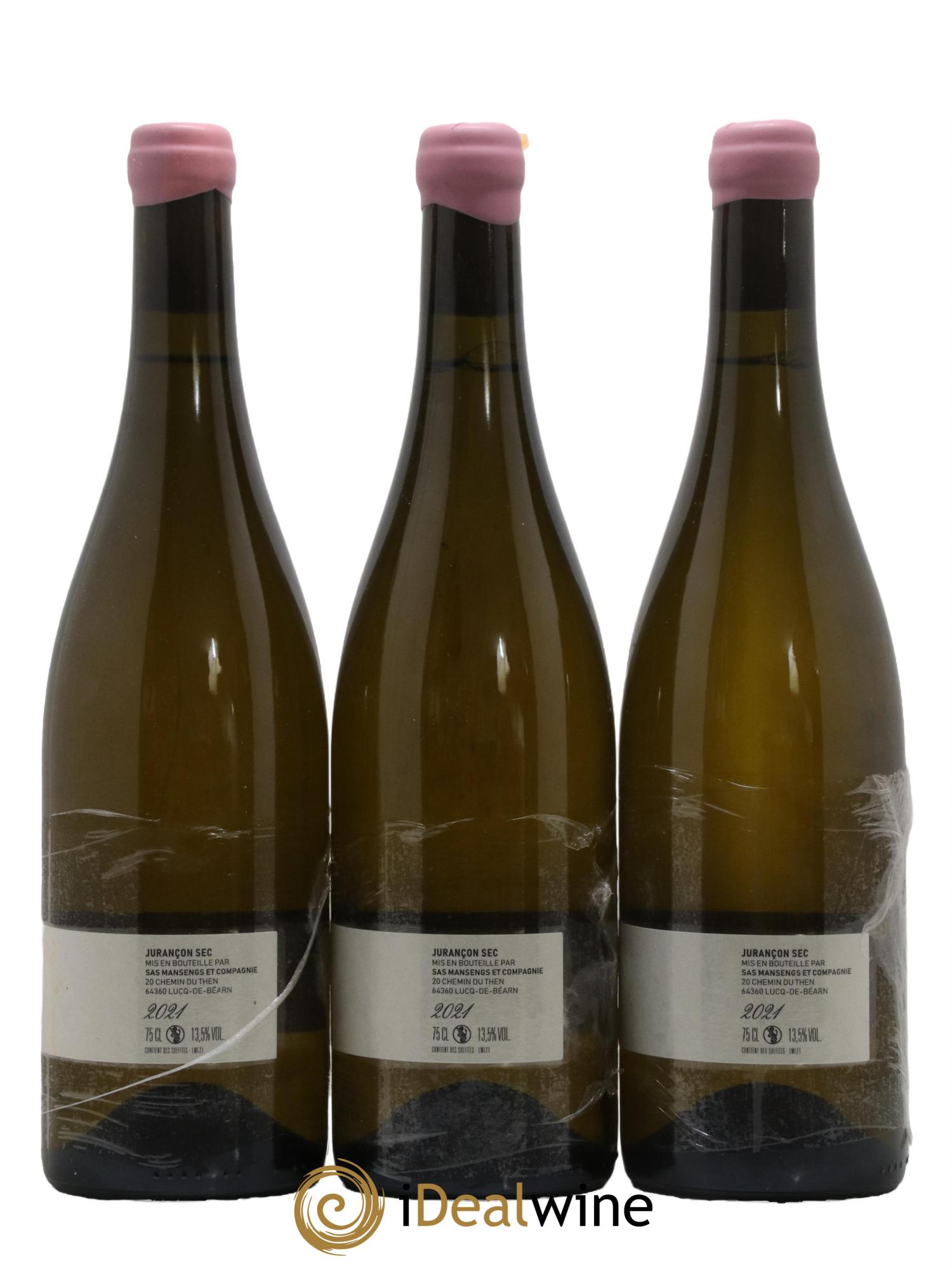 Jurançon Marcel Mansengs et Compagnie 2021 - Posten von 3 Flaschen - 1