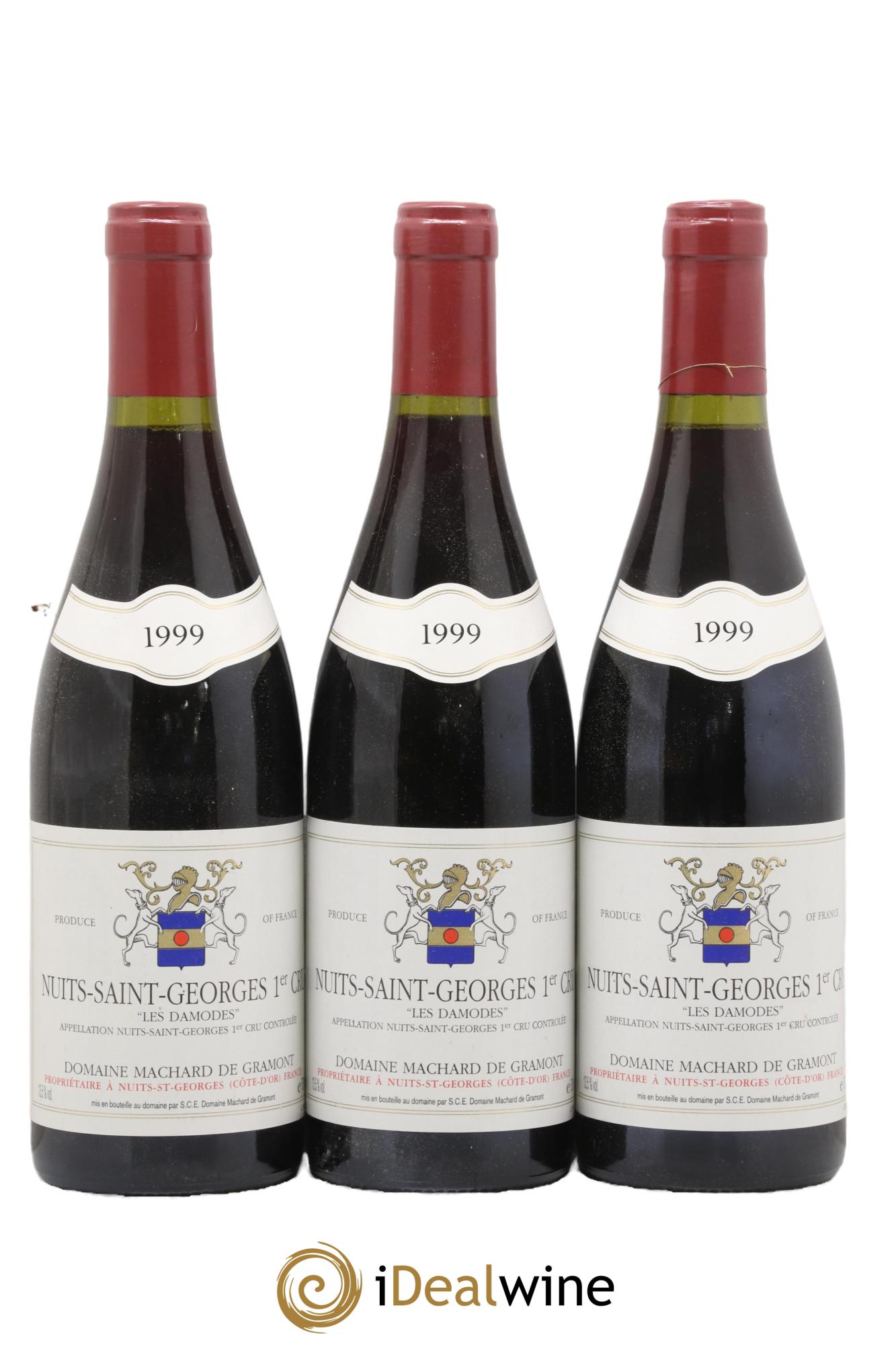 Nuits-Saint-Georges 1er Cru Les Damodes Machard De Gramont 1999 - Lot de 3 bouteilles - 0