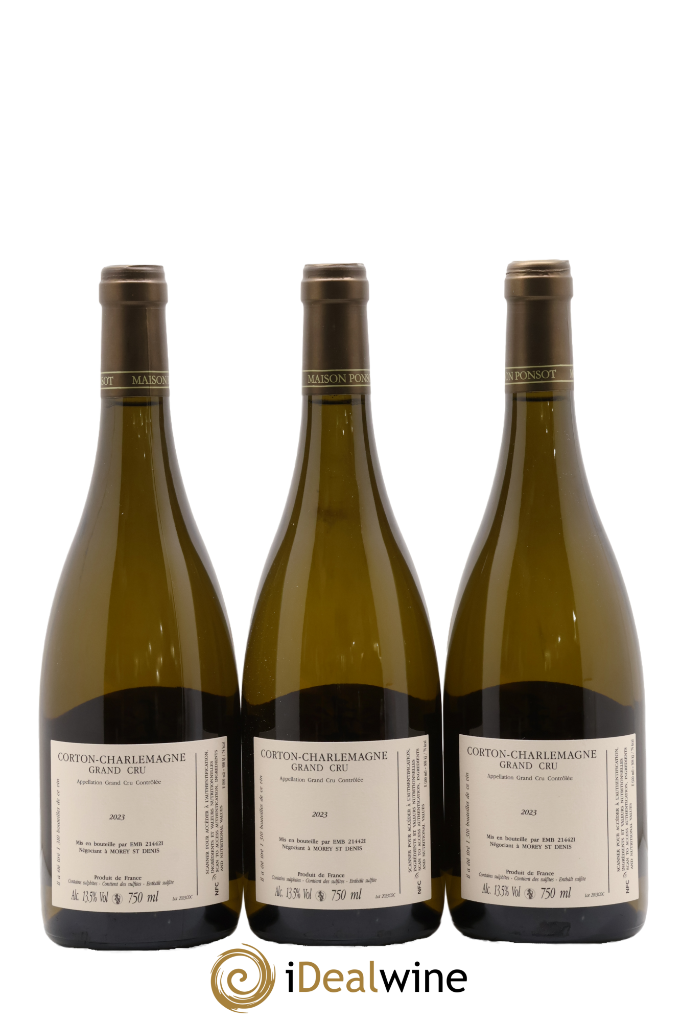 Corton-Charlemagne Grand Cru Ponsot (Domaine) 2023 - Lot de 6 bouteilles - 4
