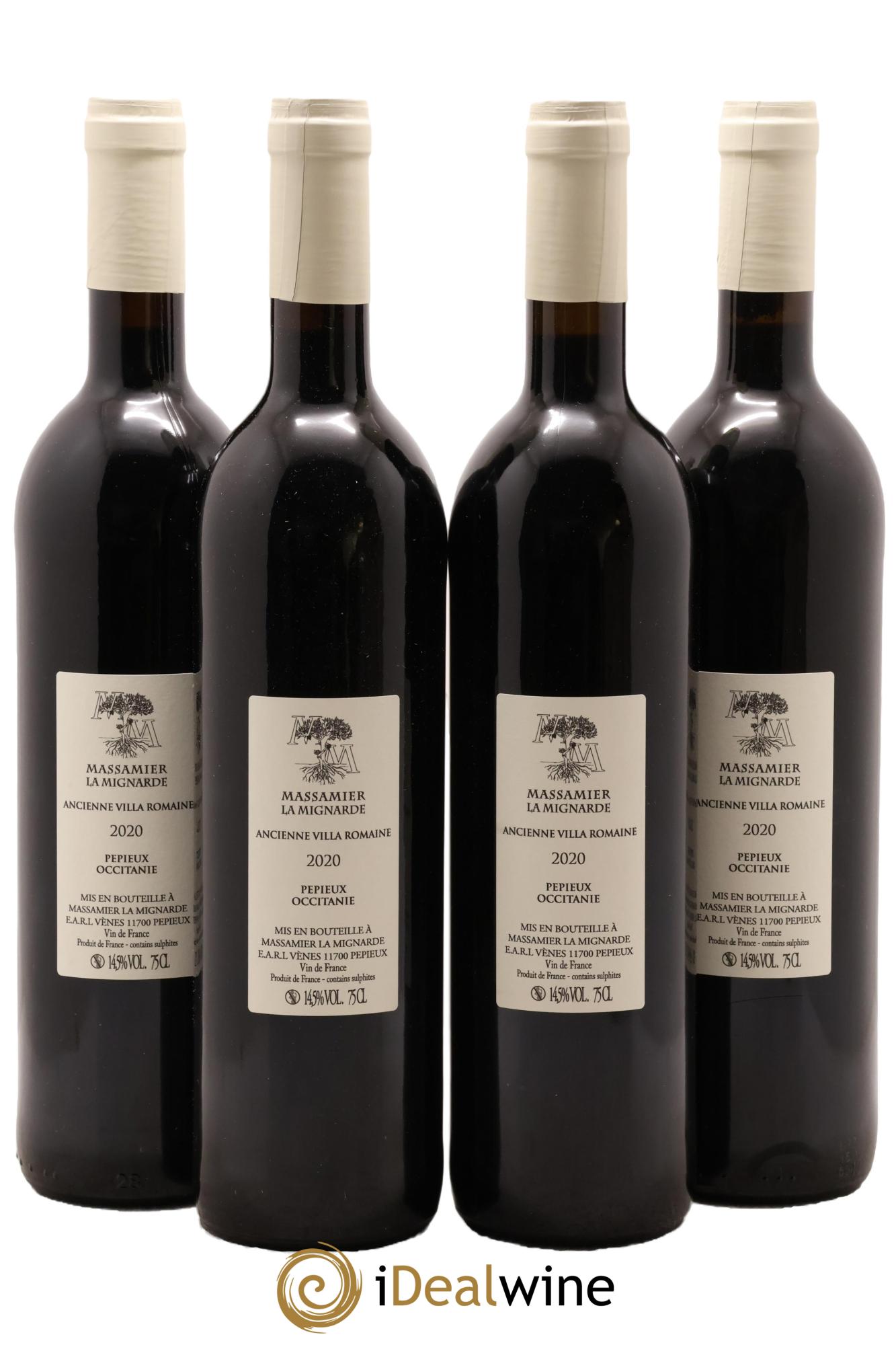 Vin de France Domus Maximus Château Massamier La Mignarde 2020 - Lot of 4 bottles - 1