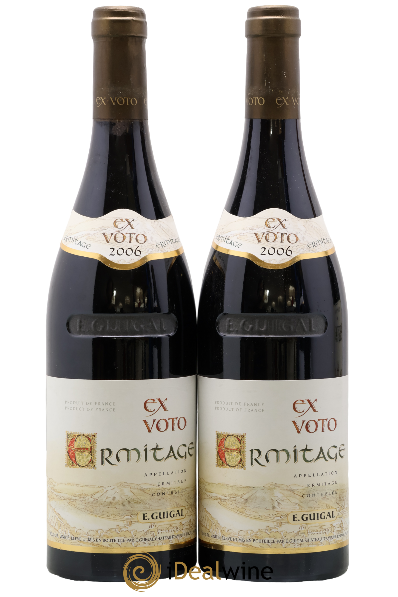 Ermitage Ex Voto Guigal 2006 - Lot de 2 bouteilles - 0