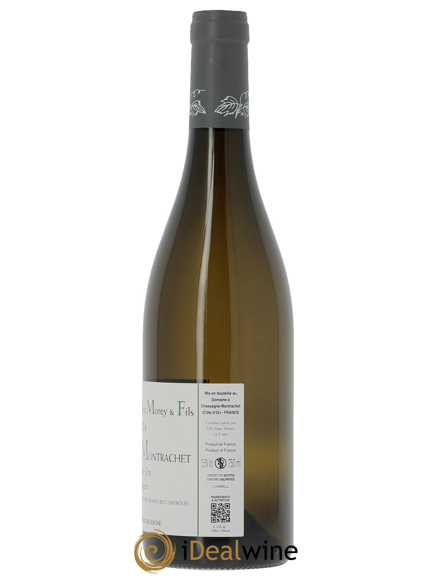 Chassagne-Montrachet 1er Cru Morgeot Marc Morey  2024 - Lot de 1 bouteille - 1