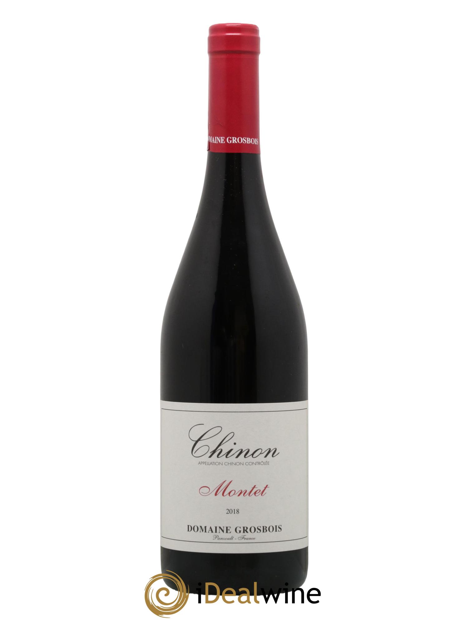 Chinon Montet Domaine Grosbois 2018 - Lot de 1 bouteille - 0