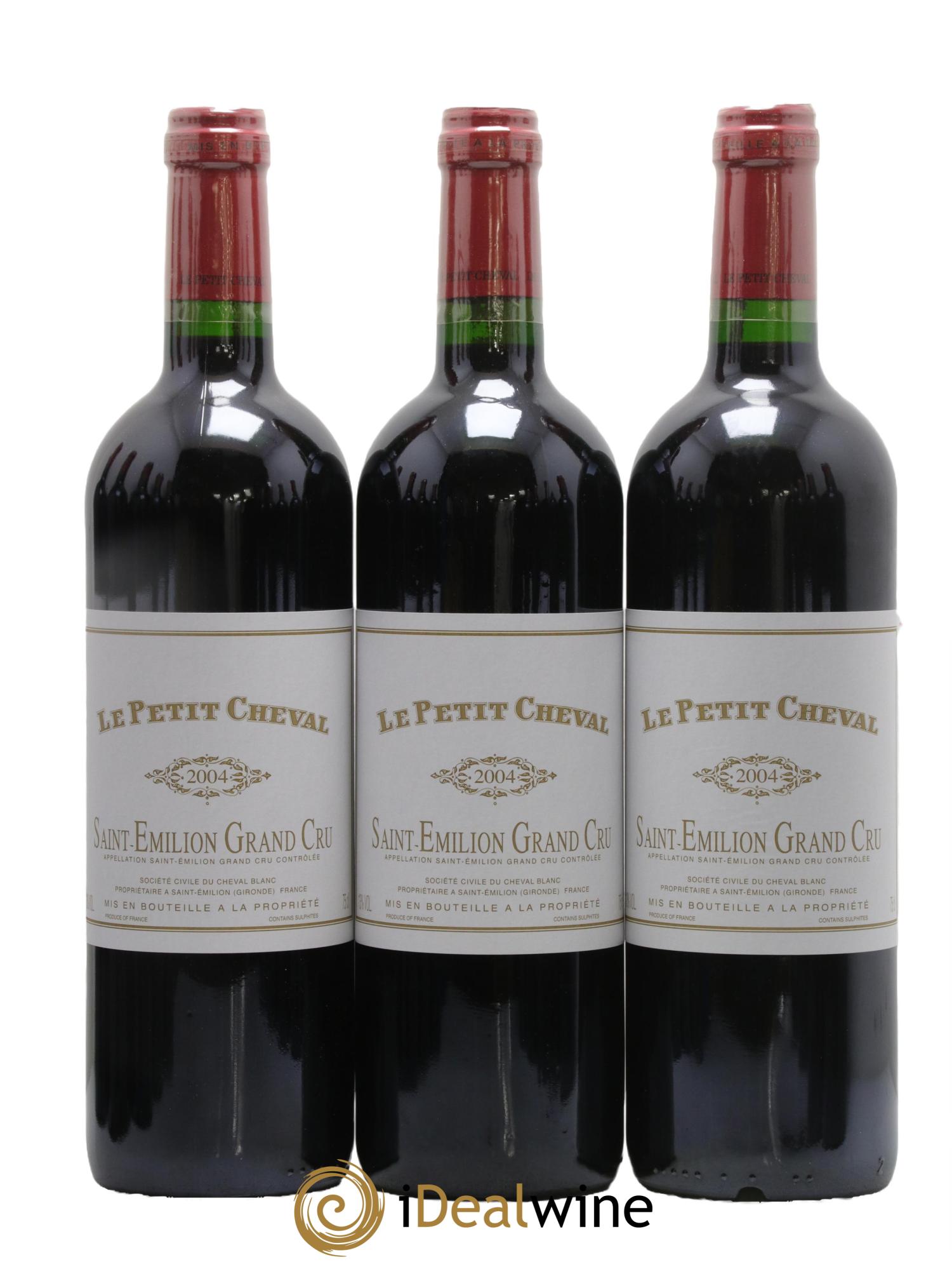 Le Petit Cheval Second Vin 2004 - Lot of 12 bottles - 1