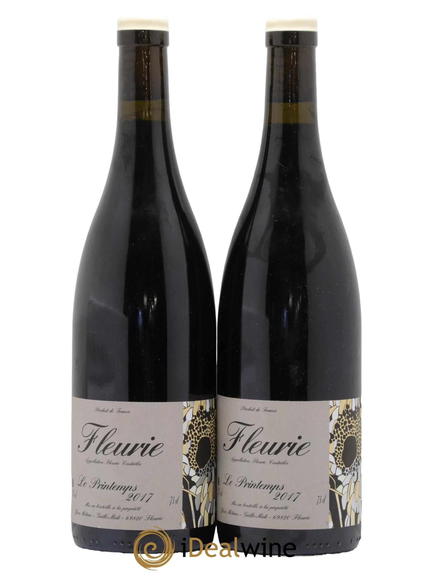 Fleurie Le Printemps Yvon Métras 2017 - Lot de 2 bouteilles - 0