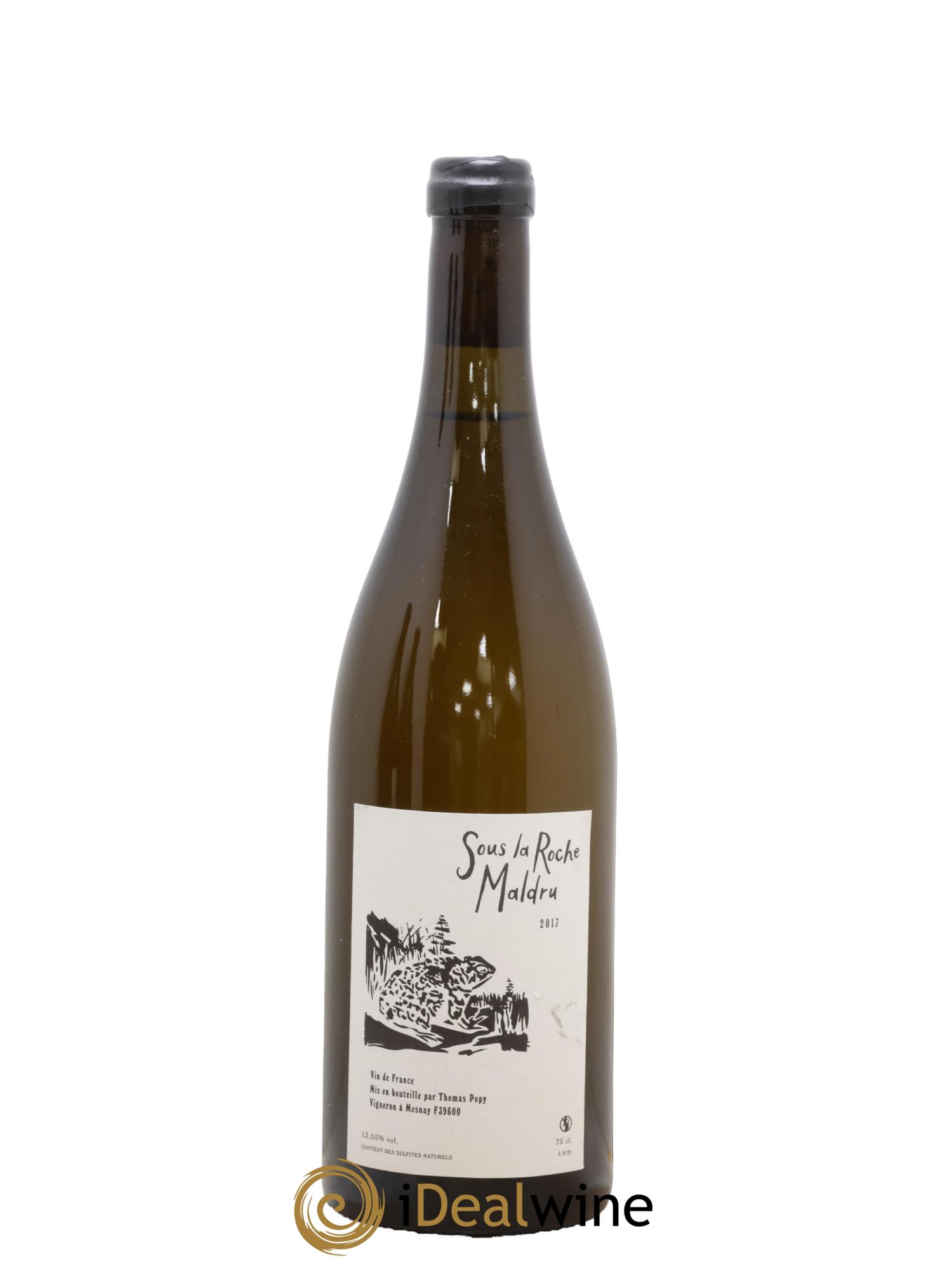 Vin de France Savagnin Sous la Roche Maldru Thomas Popy 2017 - Lot de 1 bouteille - 0