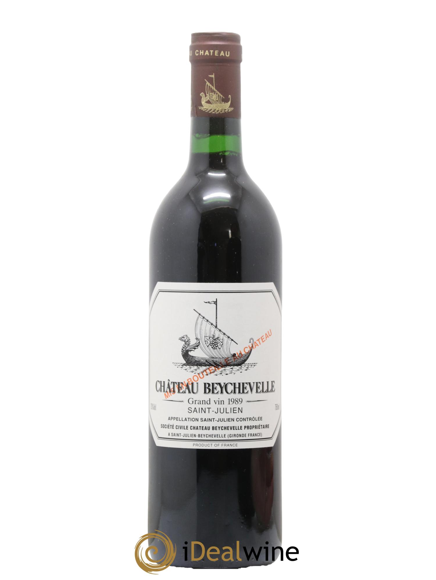 Château Beychevelle 4ème Grand Cru Classé 1989 - Lot de 1 bouteille - 0