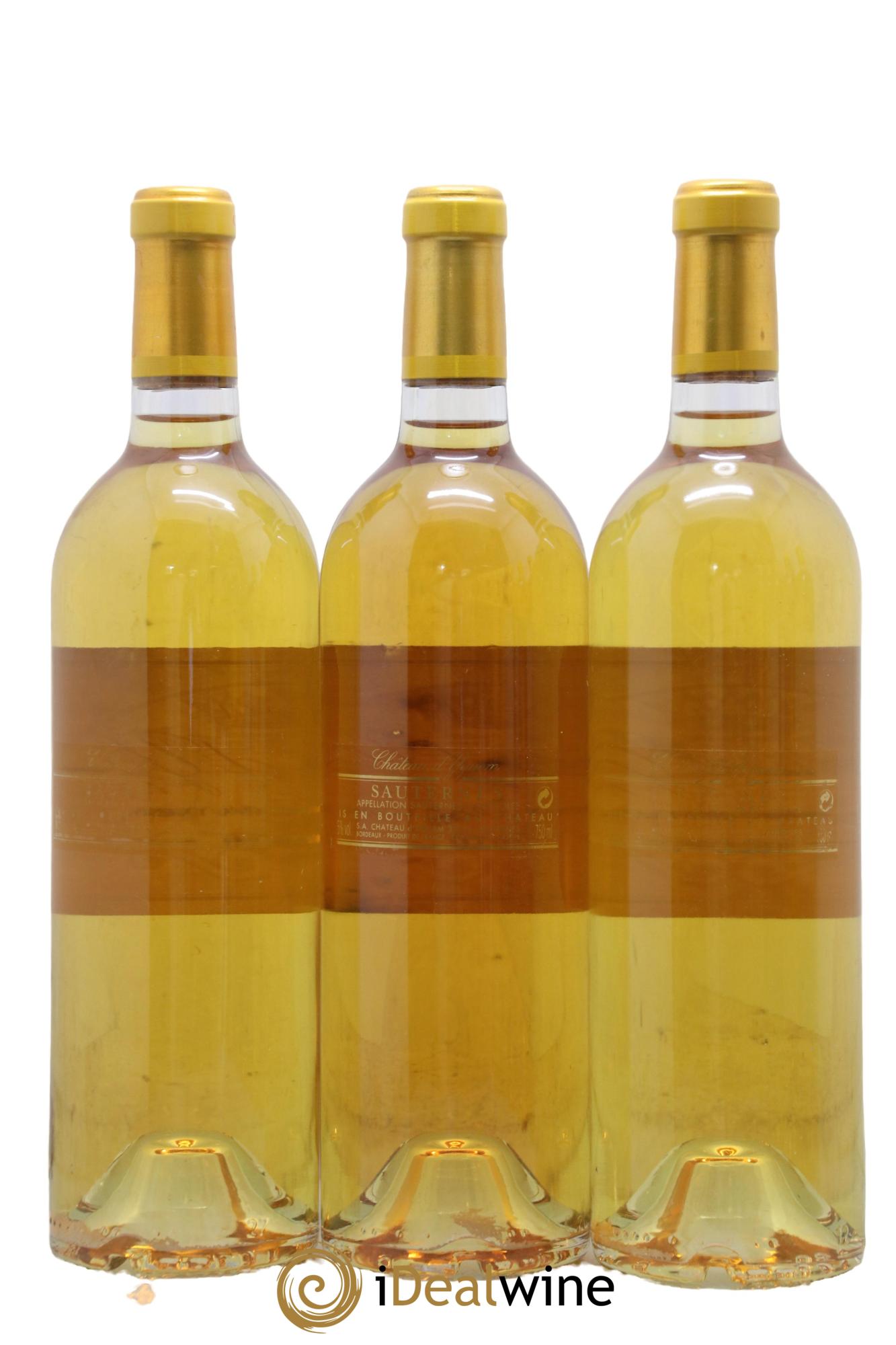 Château d' Yquem 1er Cru Classé Supérieur 2010 - Lot of 3 bottles - 1