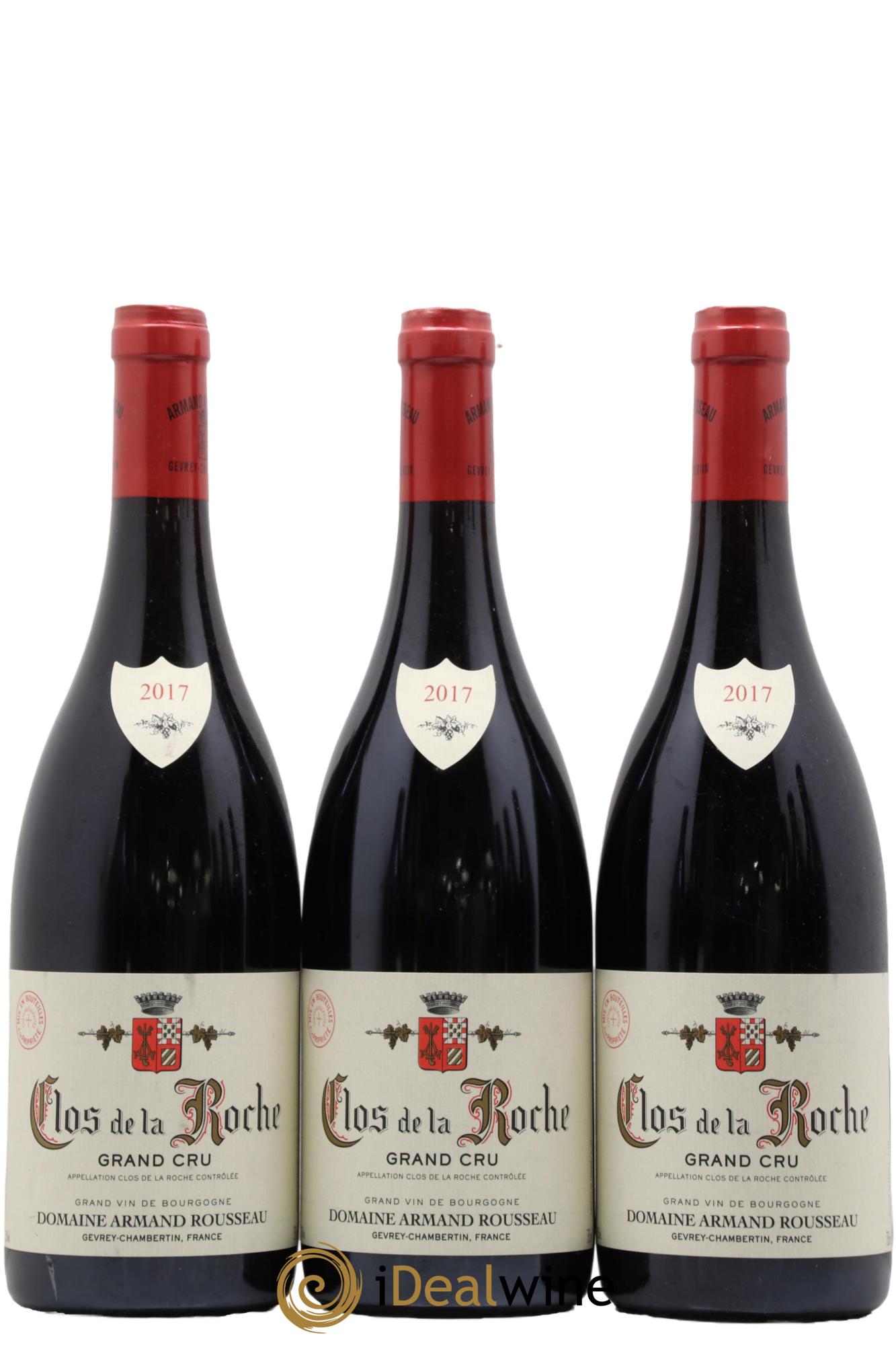 Clos de la Roche Grand Cru Armand Rousseau (Domaine) 2017 - Lot of 3 bottles - 0