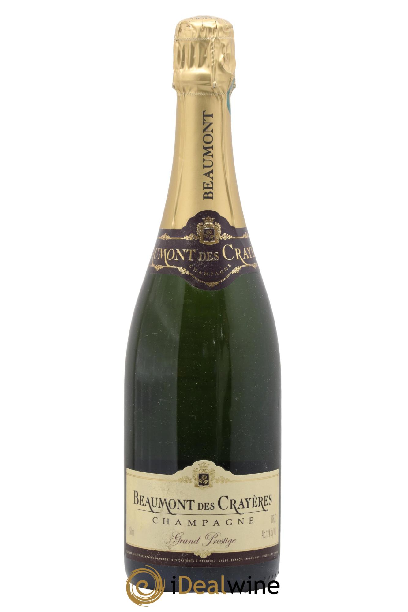 Champagne Grand Prestige Beaumont Des Crayères - Lot de 1 bouteille - 0