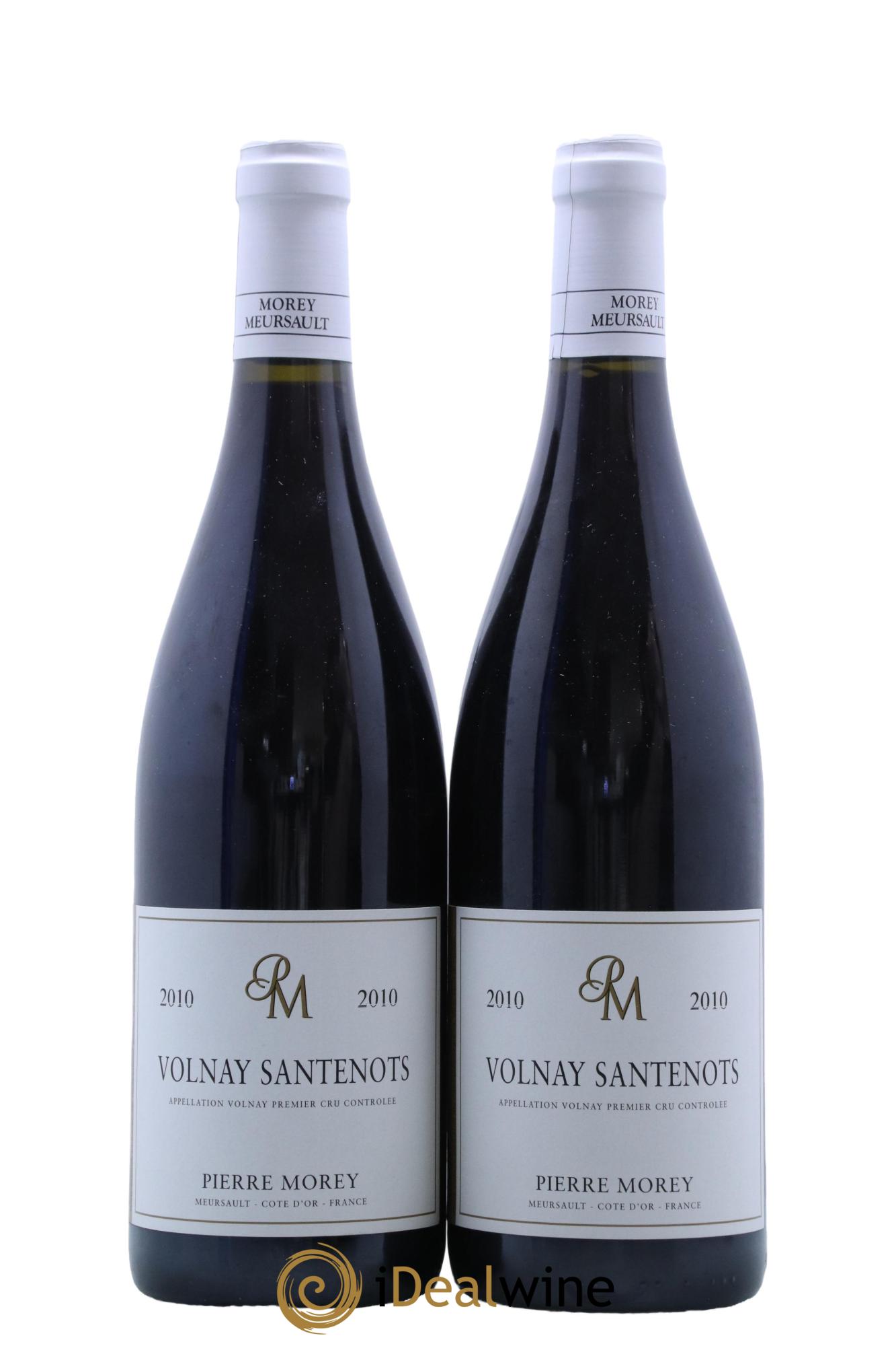 Volnay 1er Cru Les Santenots Pierre Morey (Domaine) 2010 - Lot de 2 bouteilles - 0
