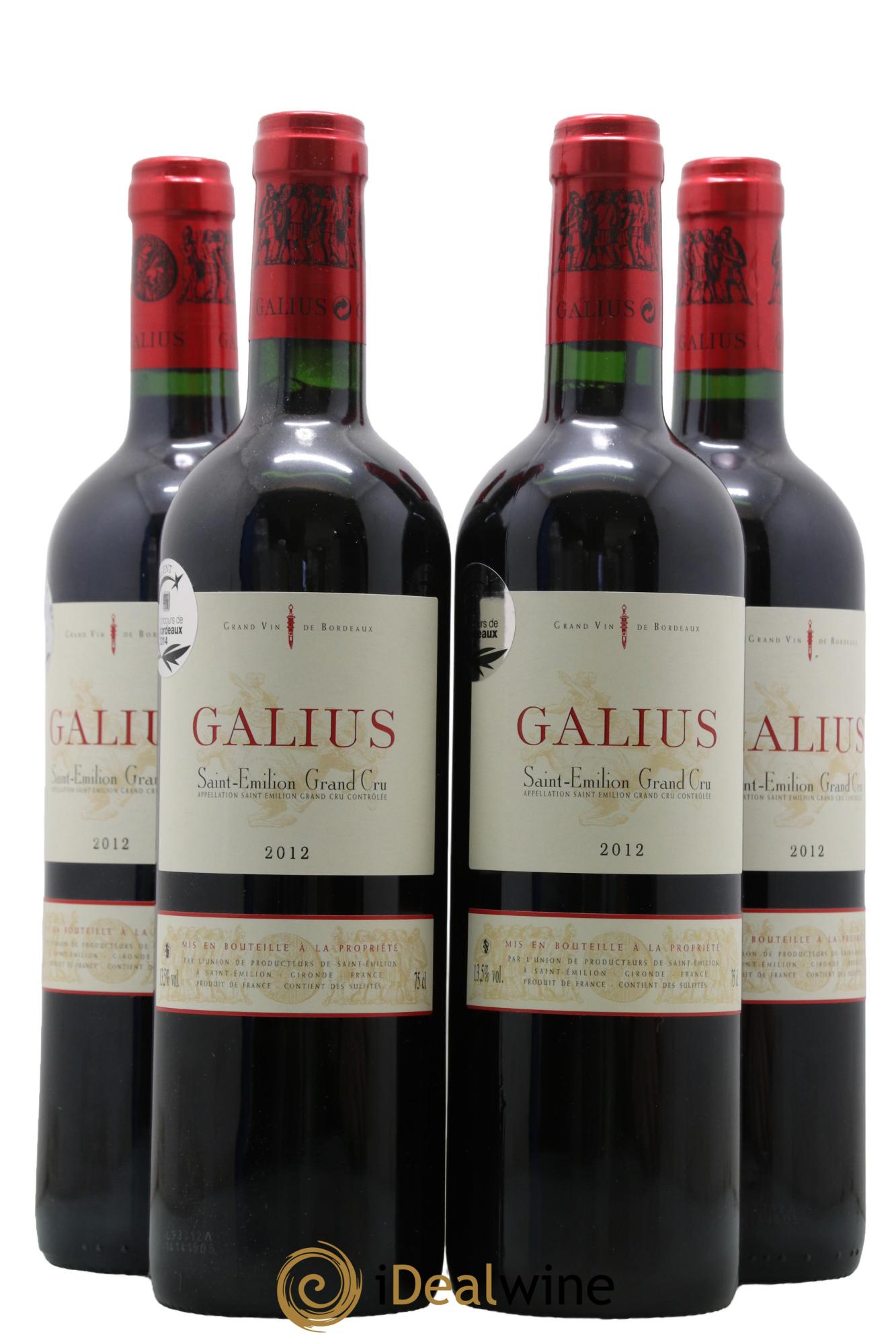 Château Galius 2012 - Posten von 4 Flaschen - 0