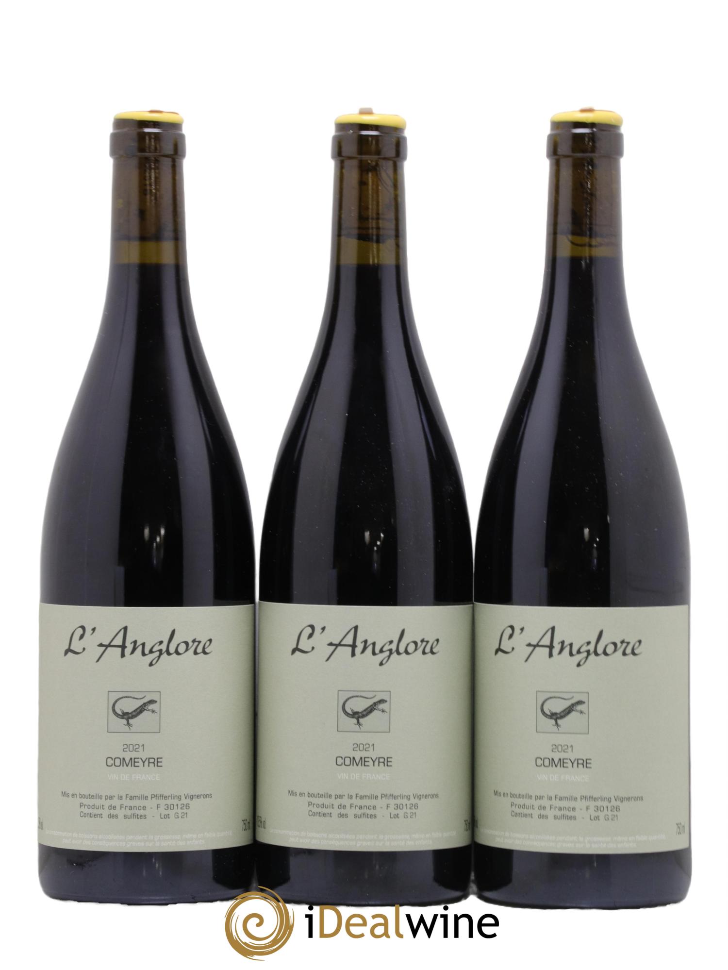 Vin de France Comeyre L'Anglore 2021 - Lot de 3 bouteilles - 0