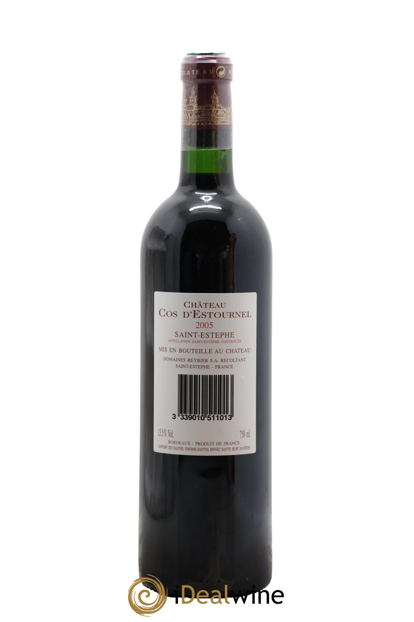 Cos d'Estournel 2ème Grand Cru Classé 2005 - Lot of 1 bottle - 1