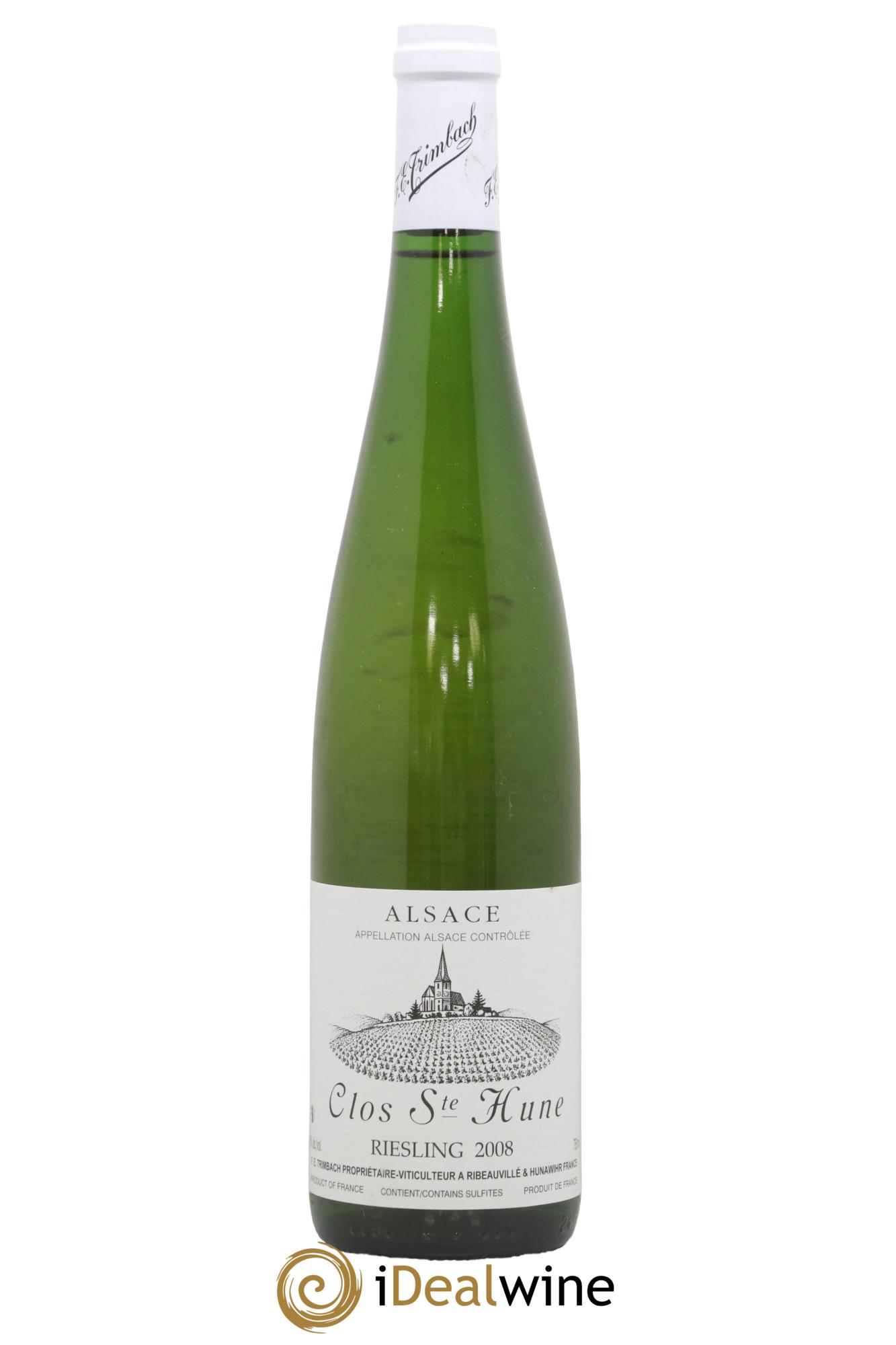 Alsace Riesling Clos Sainte-Hune Trimbach (Domaine) 2008 - Lot de 1 bouteille - 0