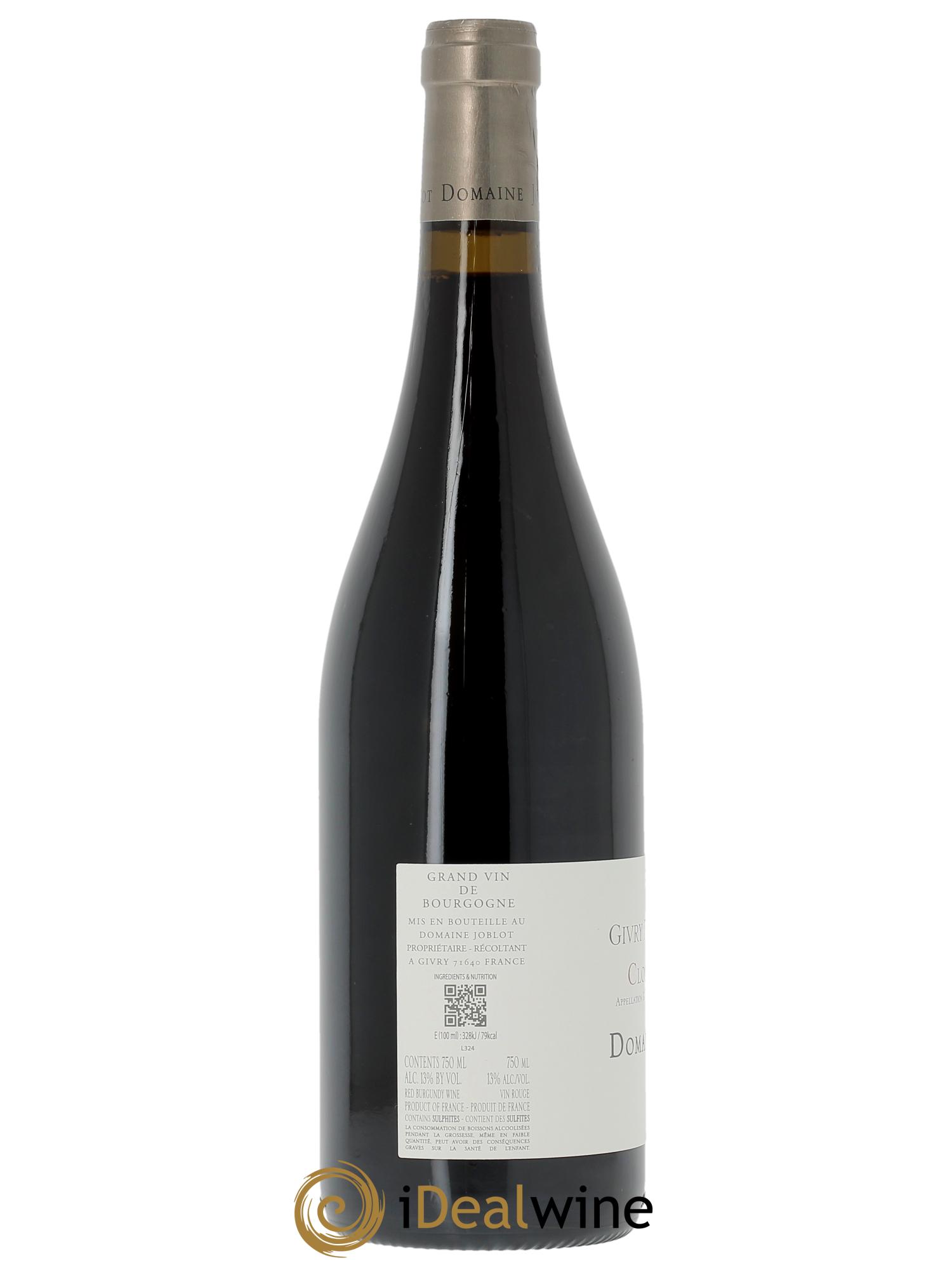 Givry 1er Cru Clos Marole Joblot (Domaine) 2024 - Lotto di 1 bottiglia - 1