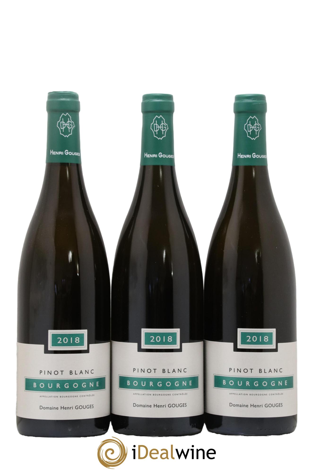 Bourgogne Pinot Blanc Henri Gouges 2018 - Lot of 3 bottles - 0