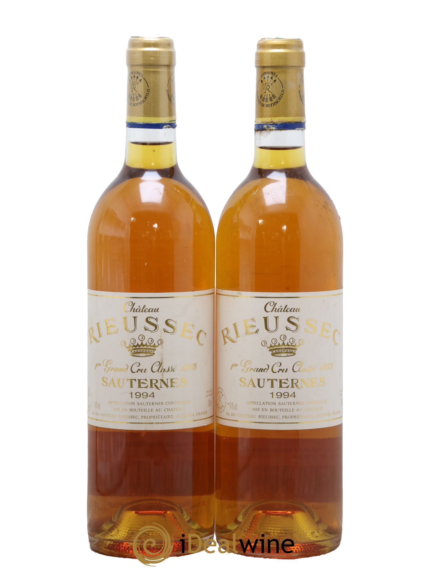 Château Rieussec 1er Grand Cru Classé 1994 - Lot de 2 bouteilles - 0