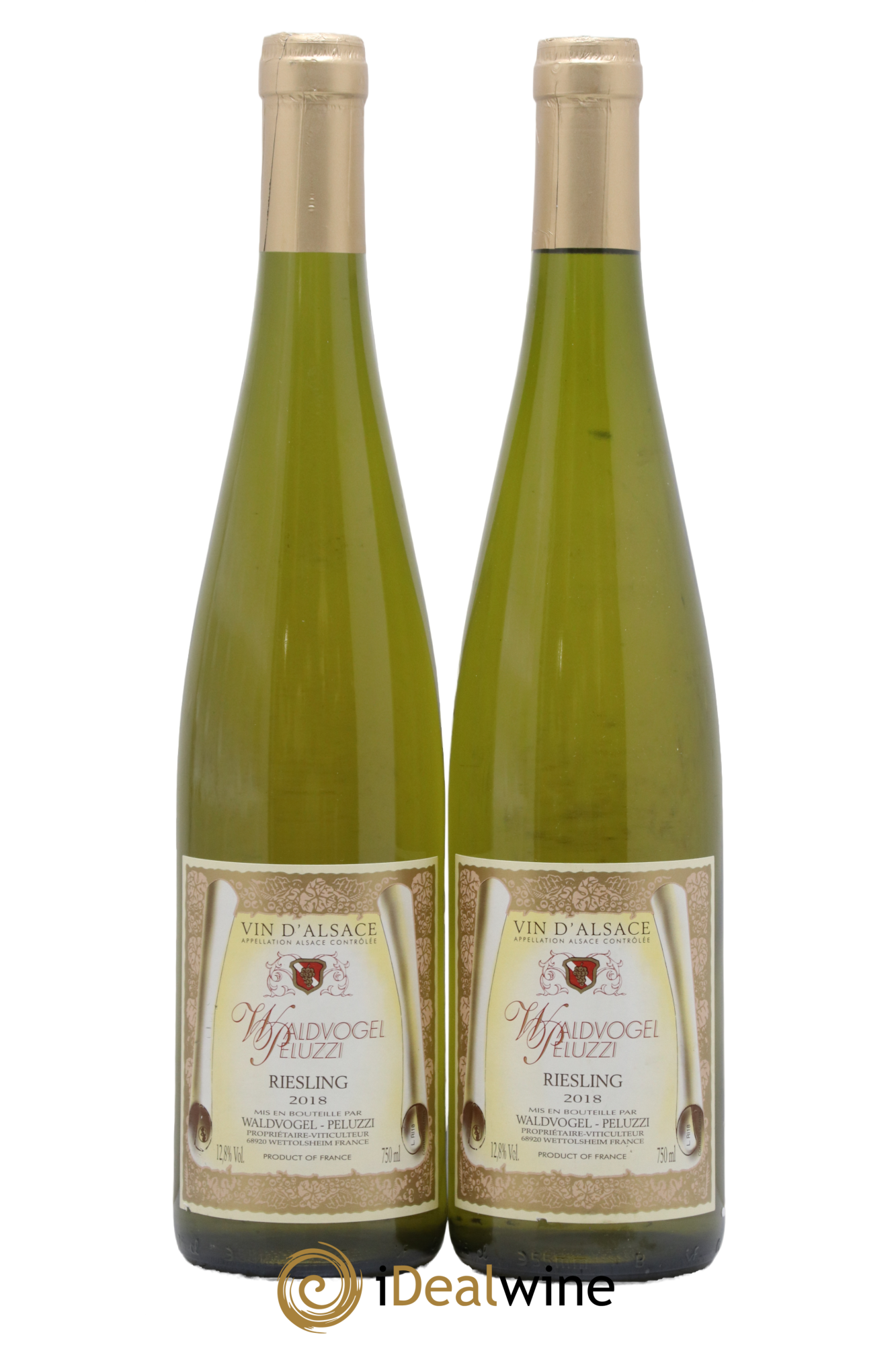 Alsace Riesling Domaine Waldvogel-Peluzzi 2018 - Posten von 2 Flaschen - 0