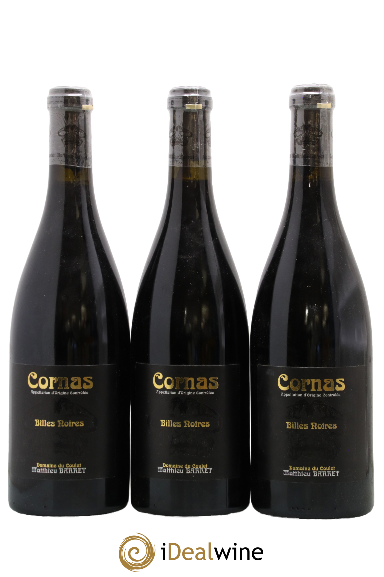 Cornas Billes Noires Coulet (Domaine du) - Matthieu Barret 2012 - Lot de 3 bouteilles - 0