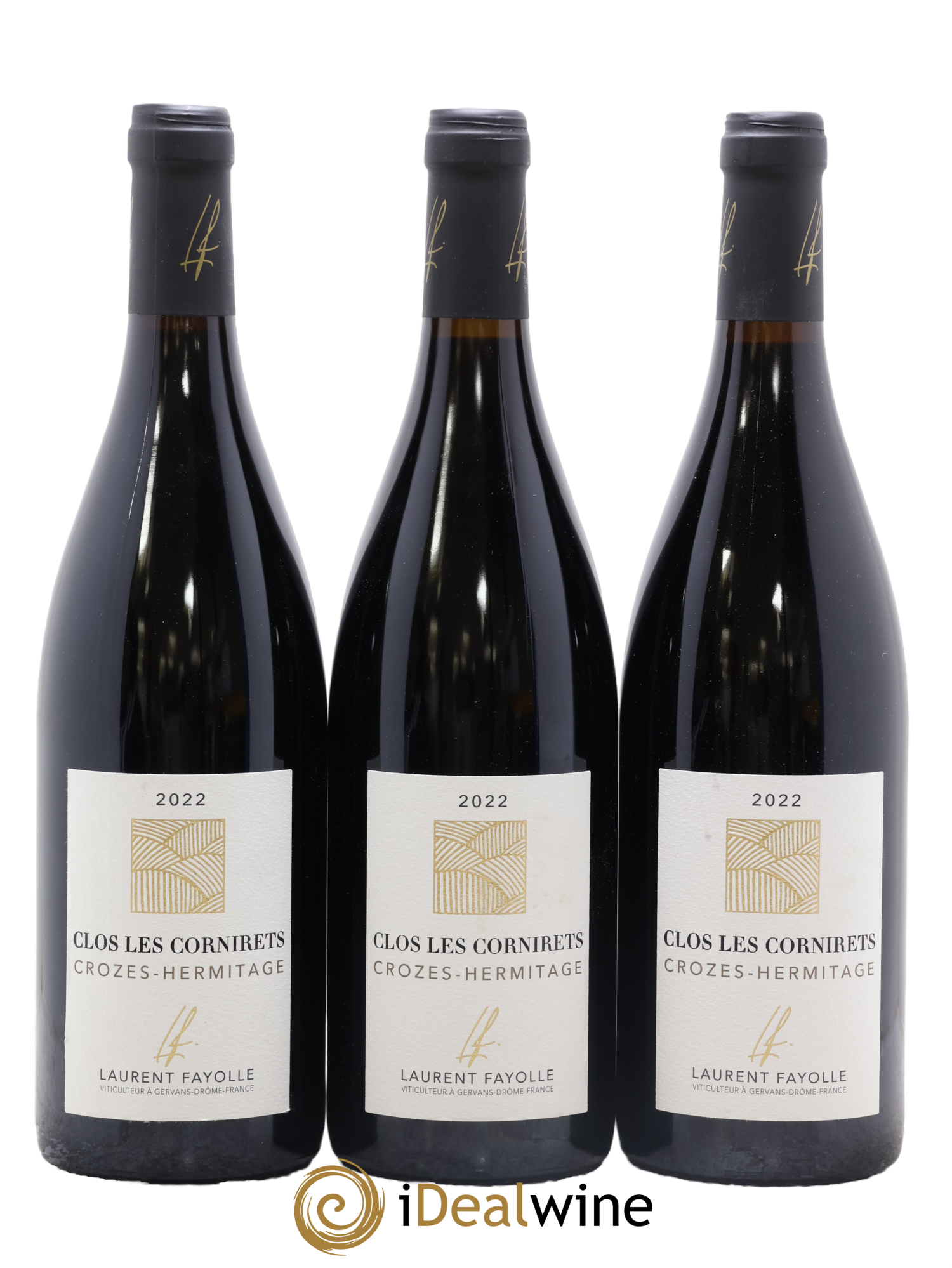 Crozes-Hermitage Clos Les Cornirets Laurent Fayolle 2022 - Lot de 3 bouteilles - 0