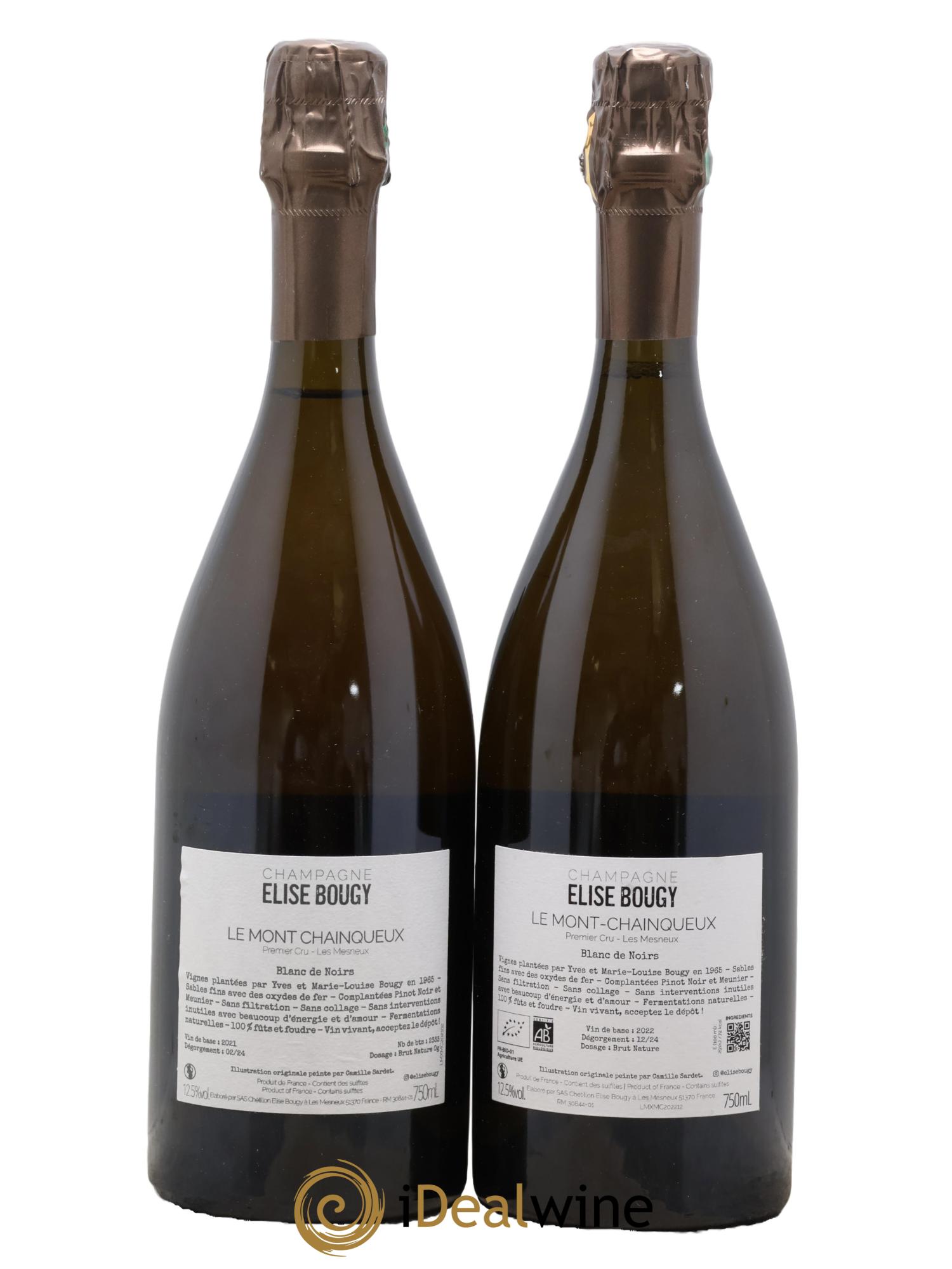 Les Mesneux Le Mont Chainqueux Elise Bougy - Lot of 2 bottles - 1