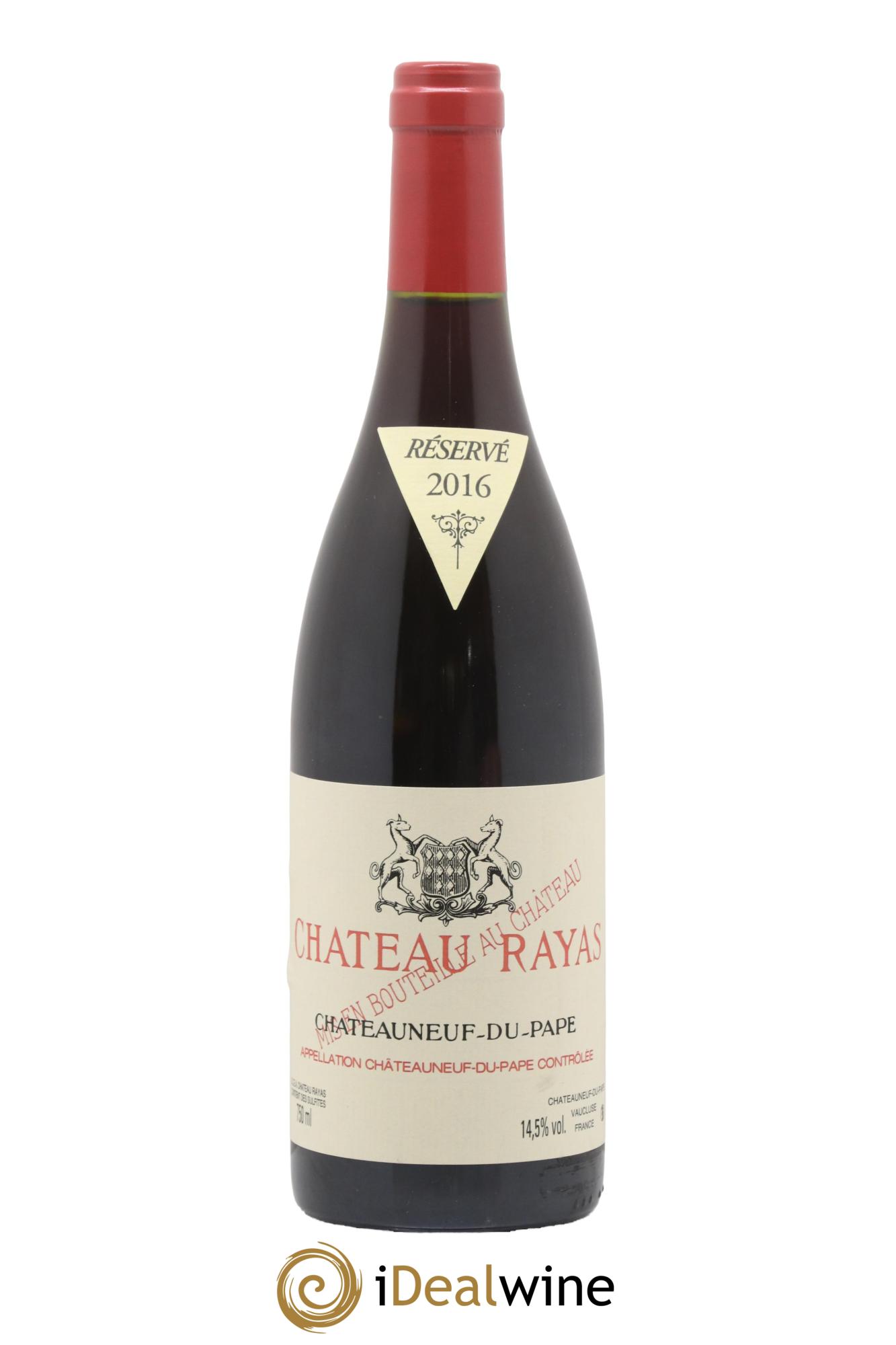 Châteauneuf-du-Pape Château Rayas Emmanuel Reynaud 2016 - Lot de 1 bouteille - 0