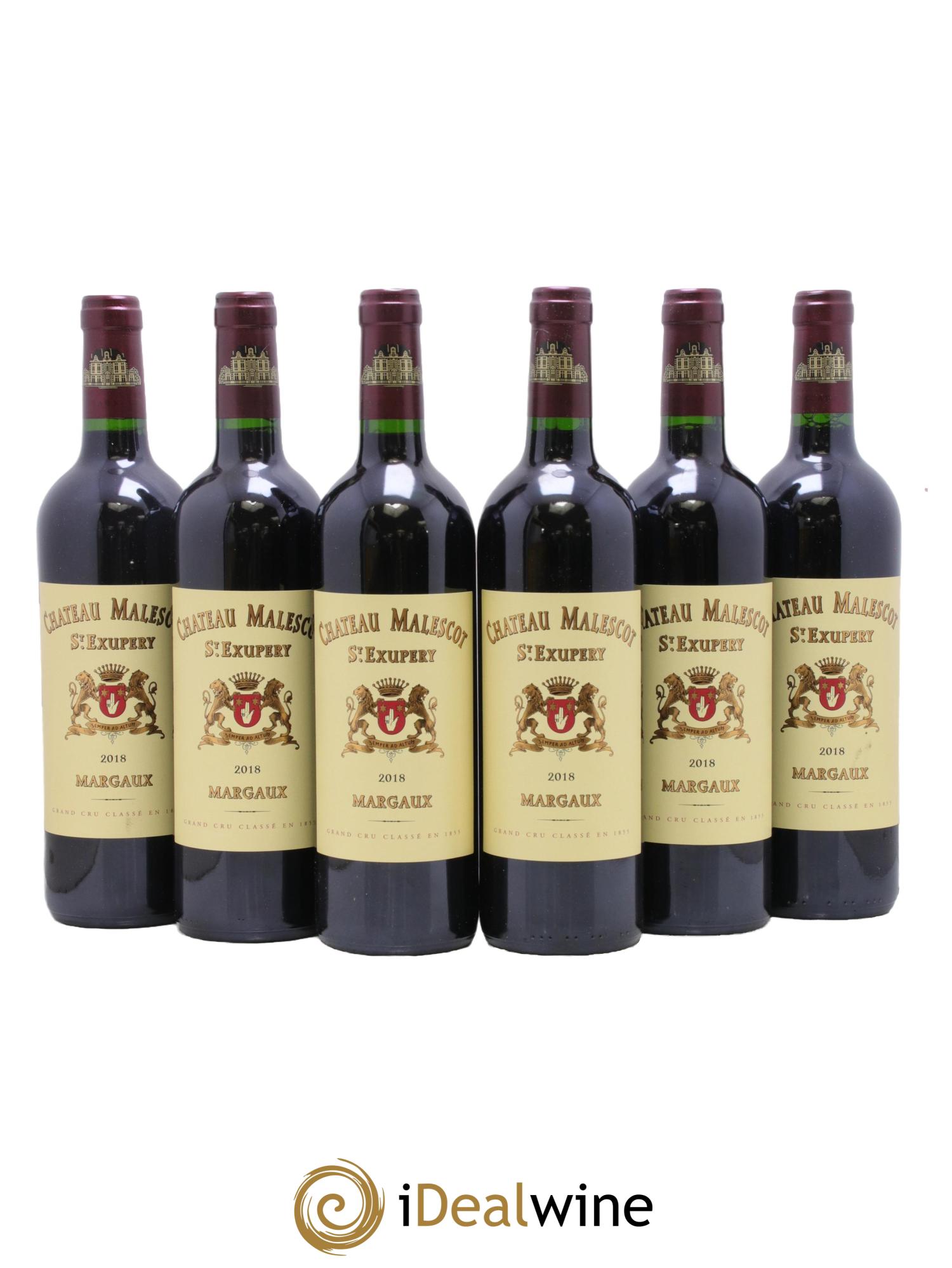 Château Malescot Saint-Exupéry 3ème Grand Cru Classé 2018 - Lot de 6 bouteilles - 0