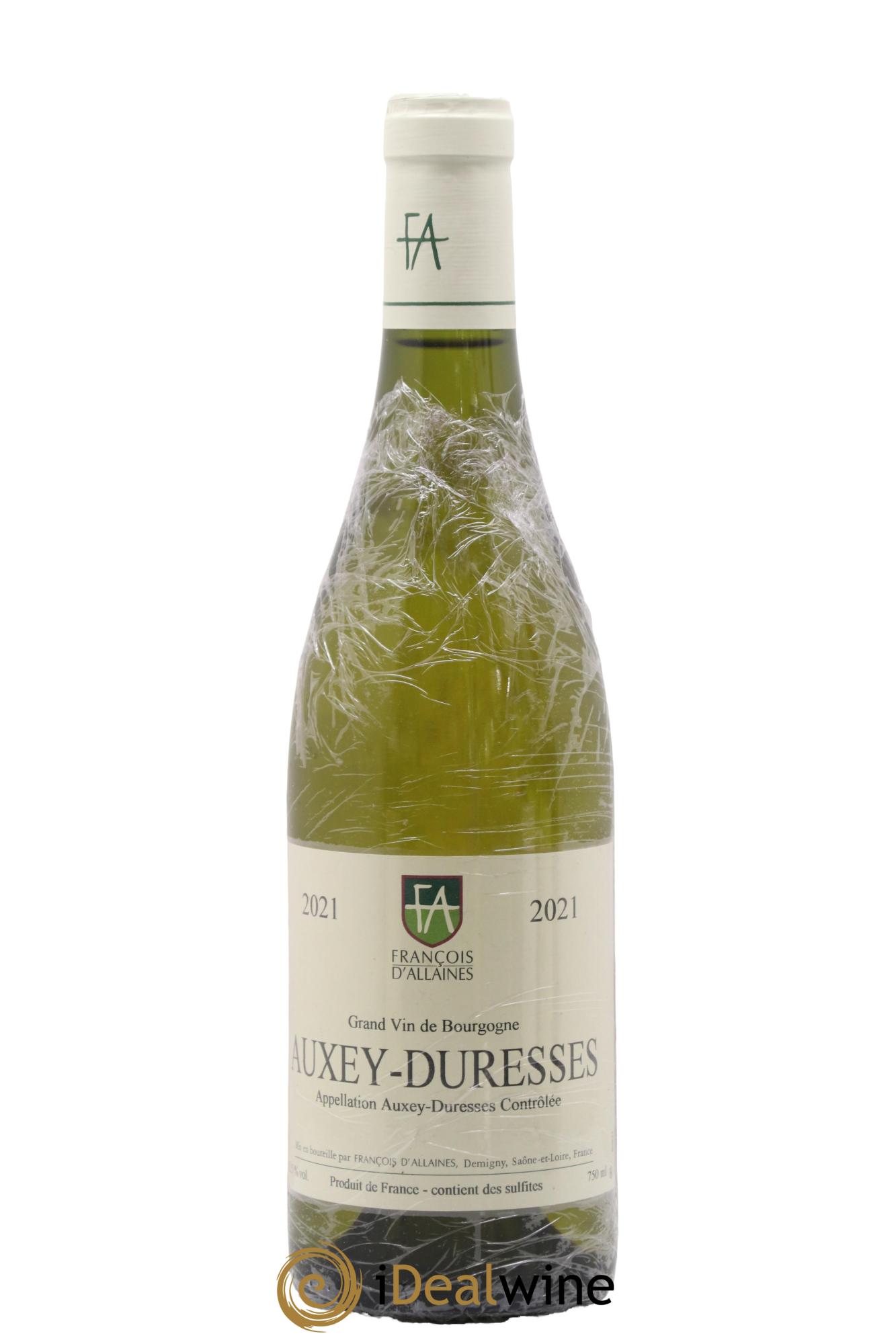 Auxey-Duresses François d'Allaines 2021 - Lot de 1 bouteille - 0