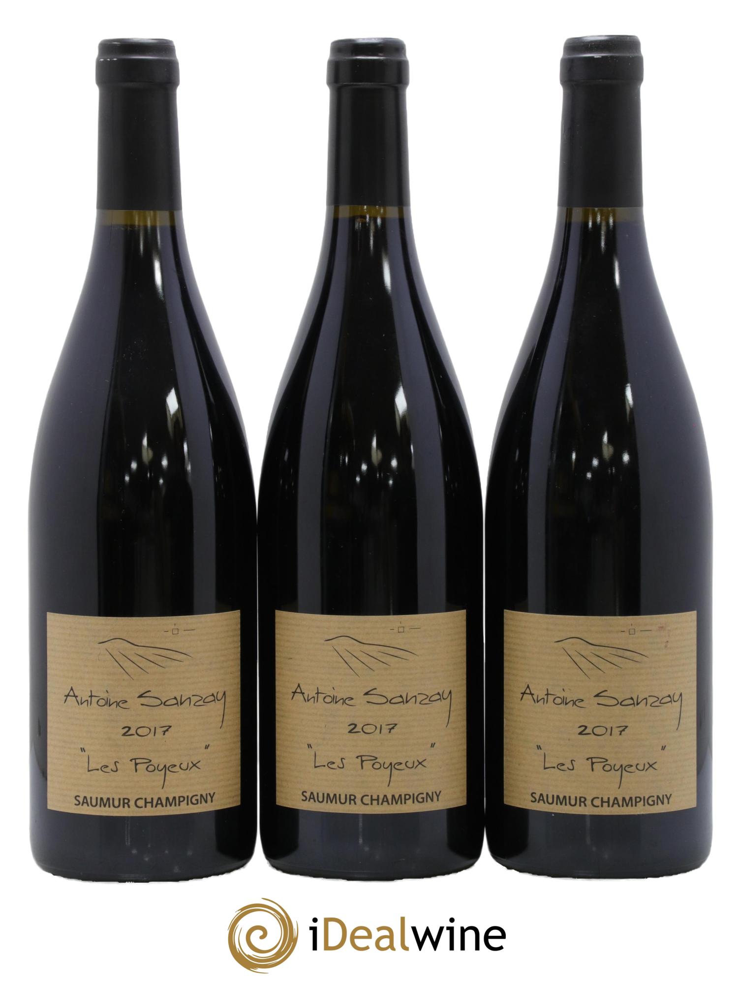 Saumur-Champigny Les Poyeux Antoine Sanzay 2017 - Lot de 3 bouteilles - 0