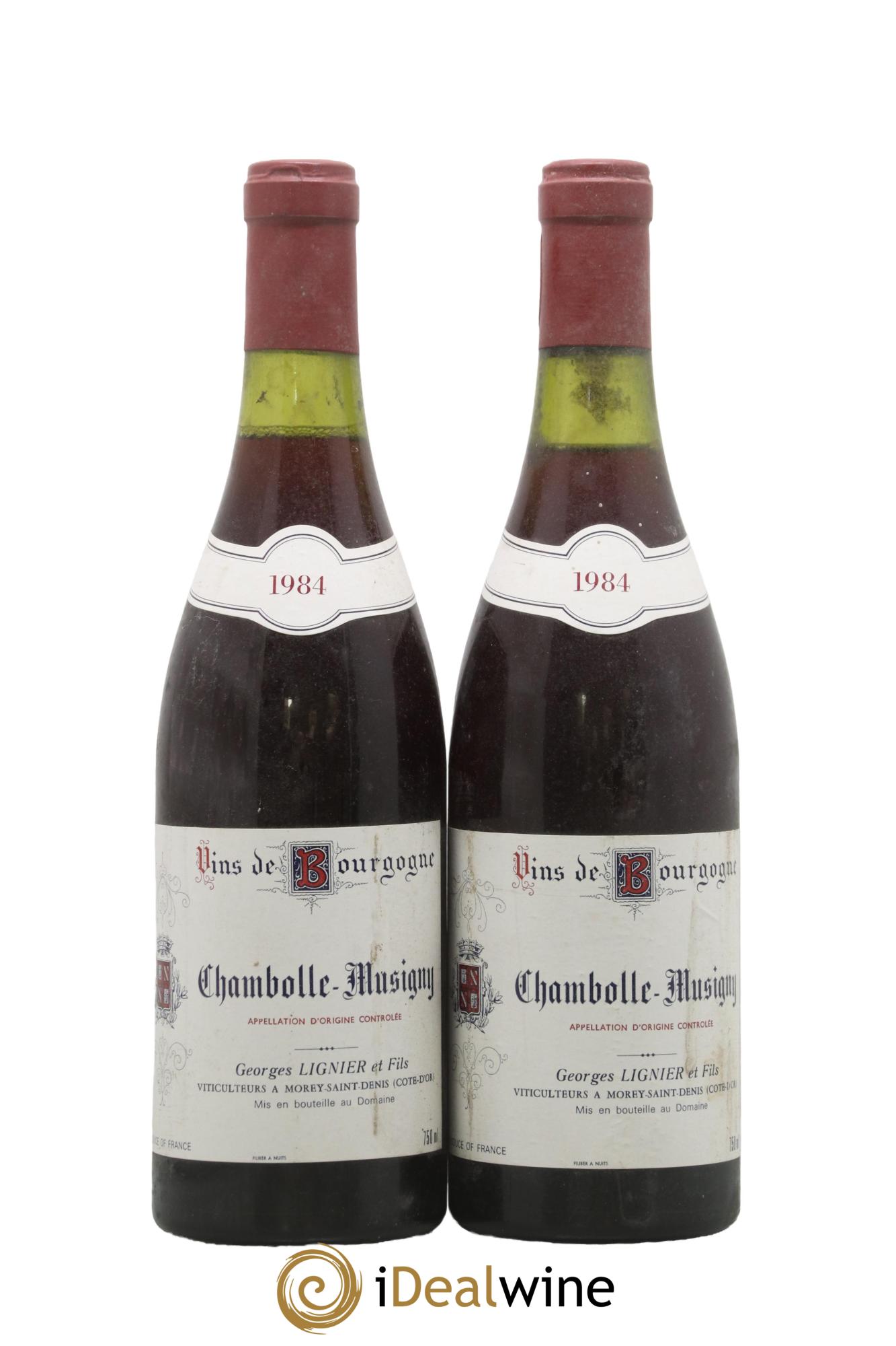 Chambolle-Musigny Georges Lignier (Domaine) 1984 - Posten von 2 Flaschen - 0