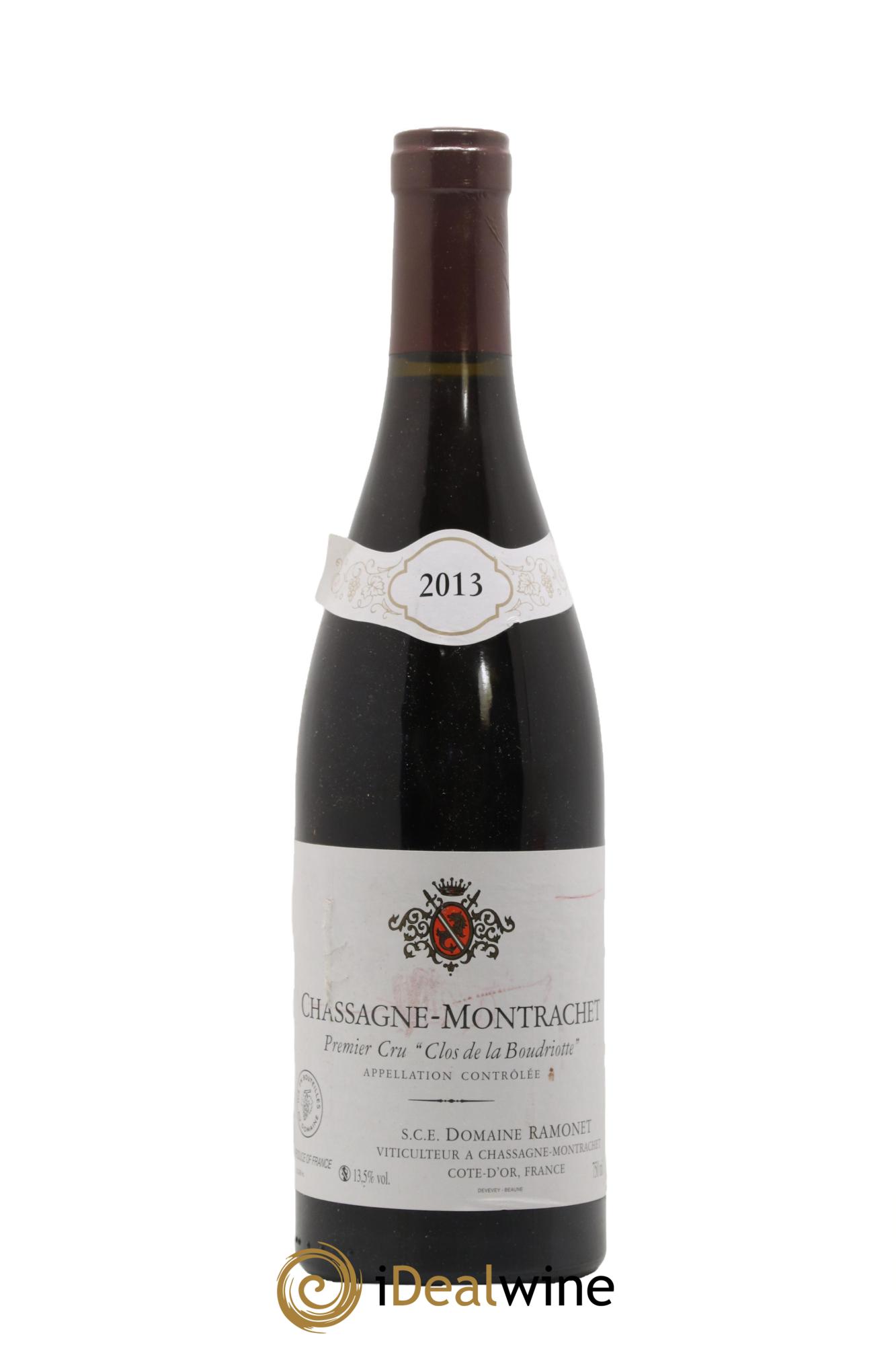 Chassagne-Montrachet 1er Cru Clos de la Boudriotte Ramonet (Domaine) 2013 - Lot de 1 bouteille - 0