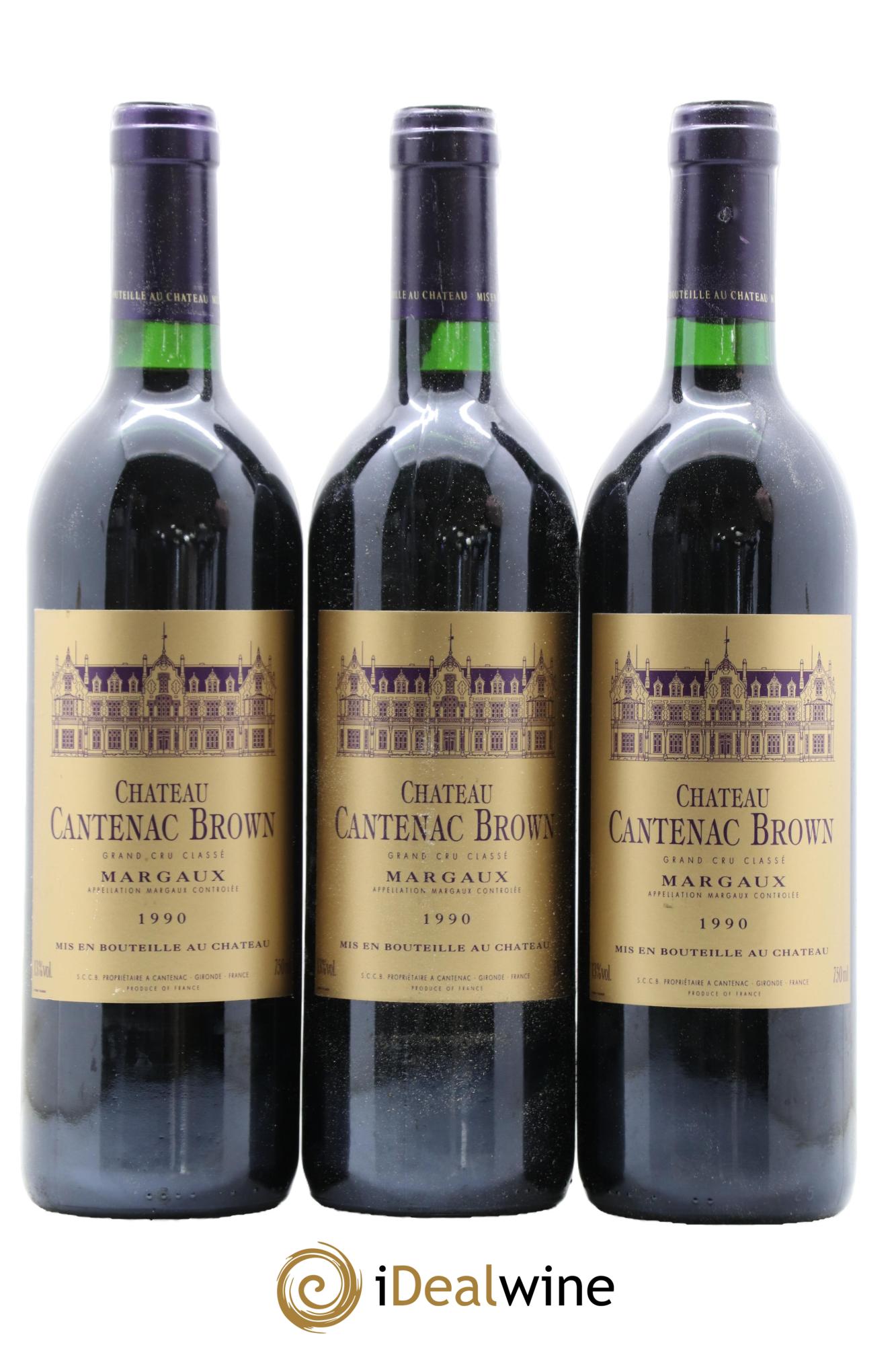 Château Cantenac Brown 3ème Grand Cru Classé 1990 - Lot de 12 bouteilles - 4