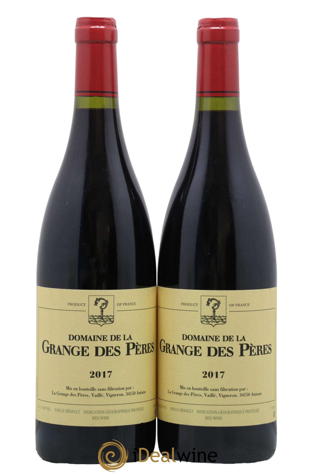 Pays d'Hérault Grange des Pères Laurent Vaillé 2017 - Lot de 2 bouteilles - 0