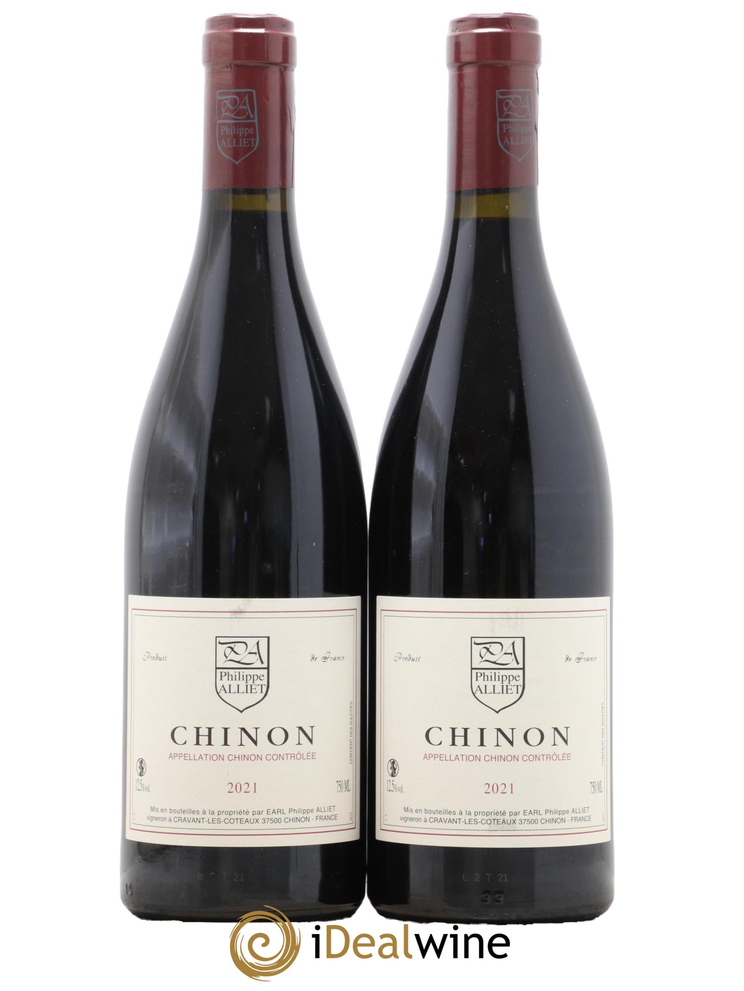 Chinon Philippe Alliet 2021 - Lot de 2 bouteilles - 0