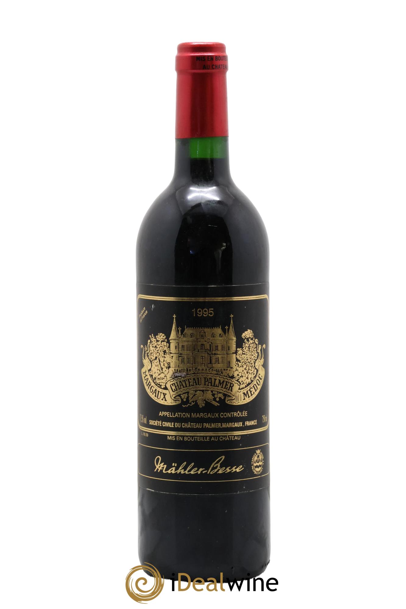 Château Palmer 3ème Grand Cru Classé 1995 - Lotto di 1 bottiglia - 0