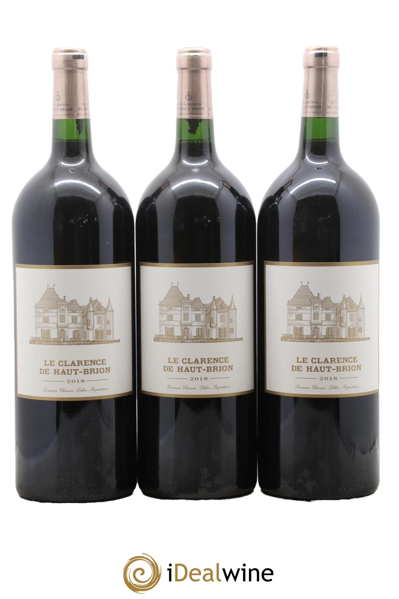 Clarence (Bahans) de Haut-Brion Second Vin 2018 - Posten von 3 Magnum - 0