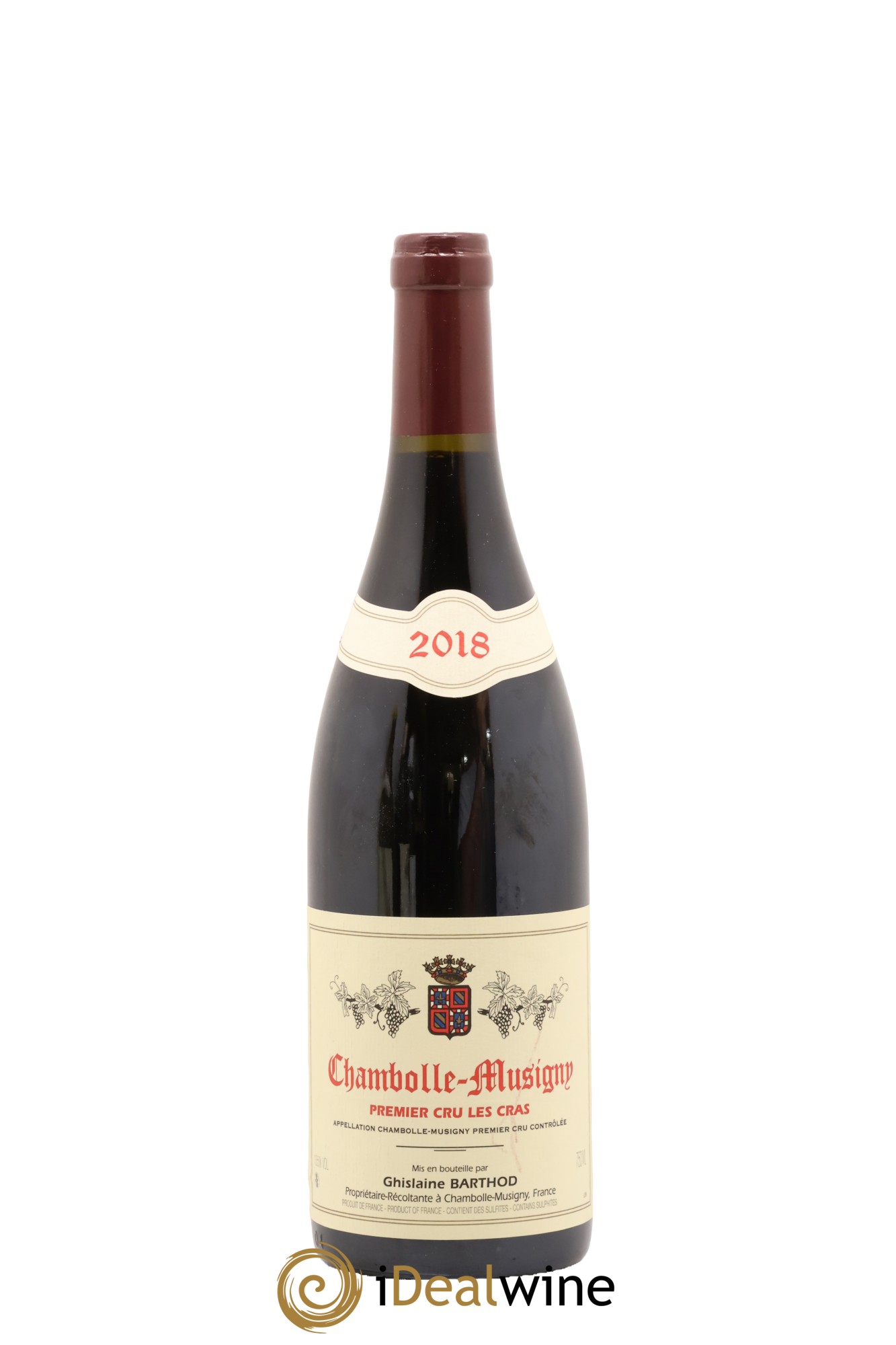 Chambolle-Musigny 1er Cru Les Cras Ghislaine Barthod 2018 - Posten von 1 Flasche - 0